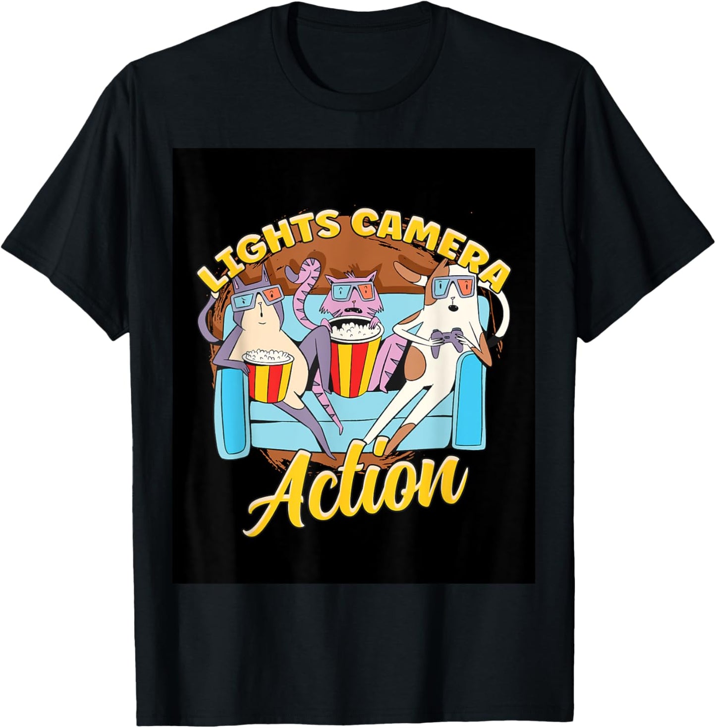 Lights Camera Action Filmmaker Cinematographer Apparel | US Viral Style | Comfort Daily Wear