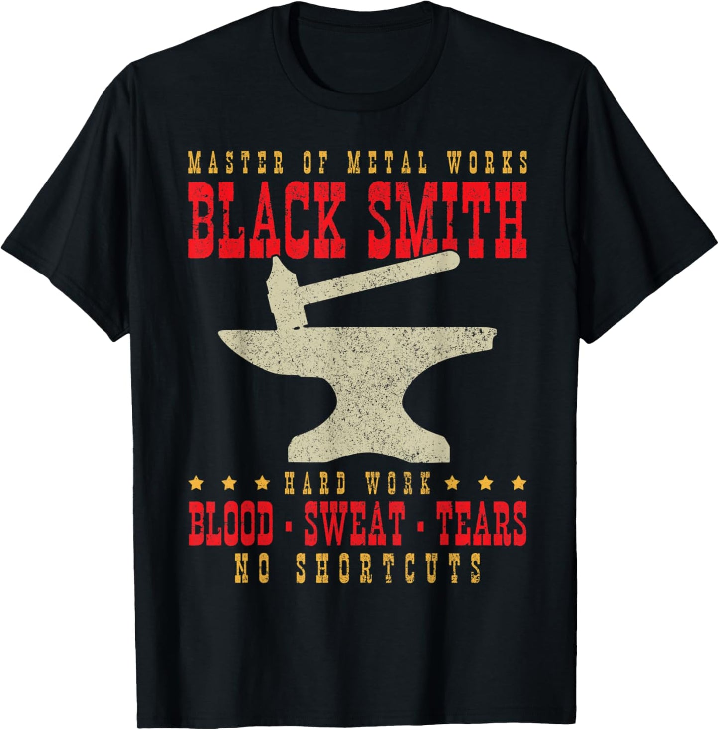 Blacksmith Blood Sweat Tears - Knife Maker Steel Gift T-Shirt | US Viral Style | Aesthetic Fit
