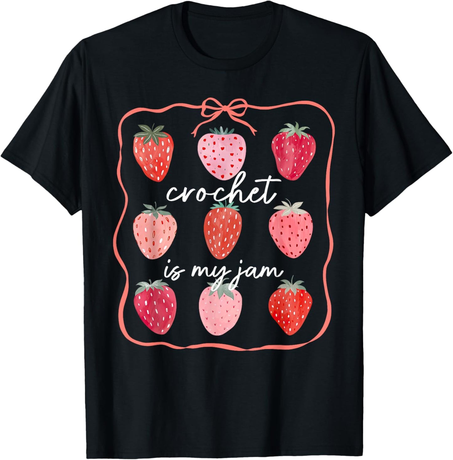 Crochet is My Jam Strawberry Yarn Knitter Knitting Lover Yarn Supply | High Search Volume | High CTR Title