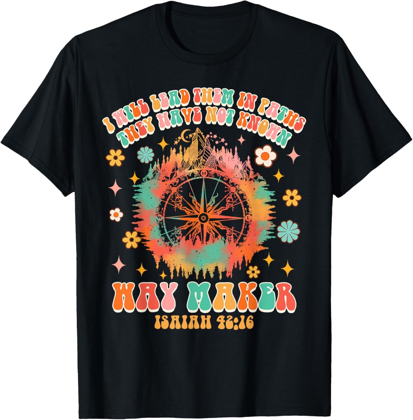 I Will Lead Them In Paths Way Maker Christian Faith Jesus Apparel | High Search Volume | Comfort Daily Wear