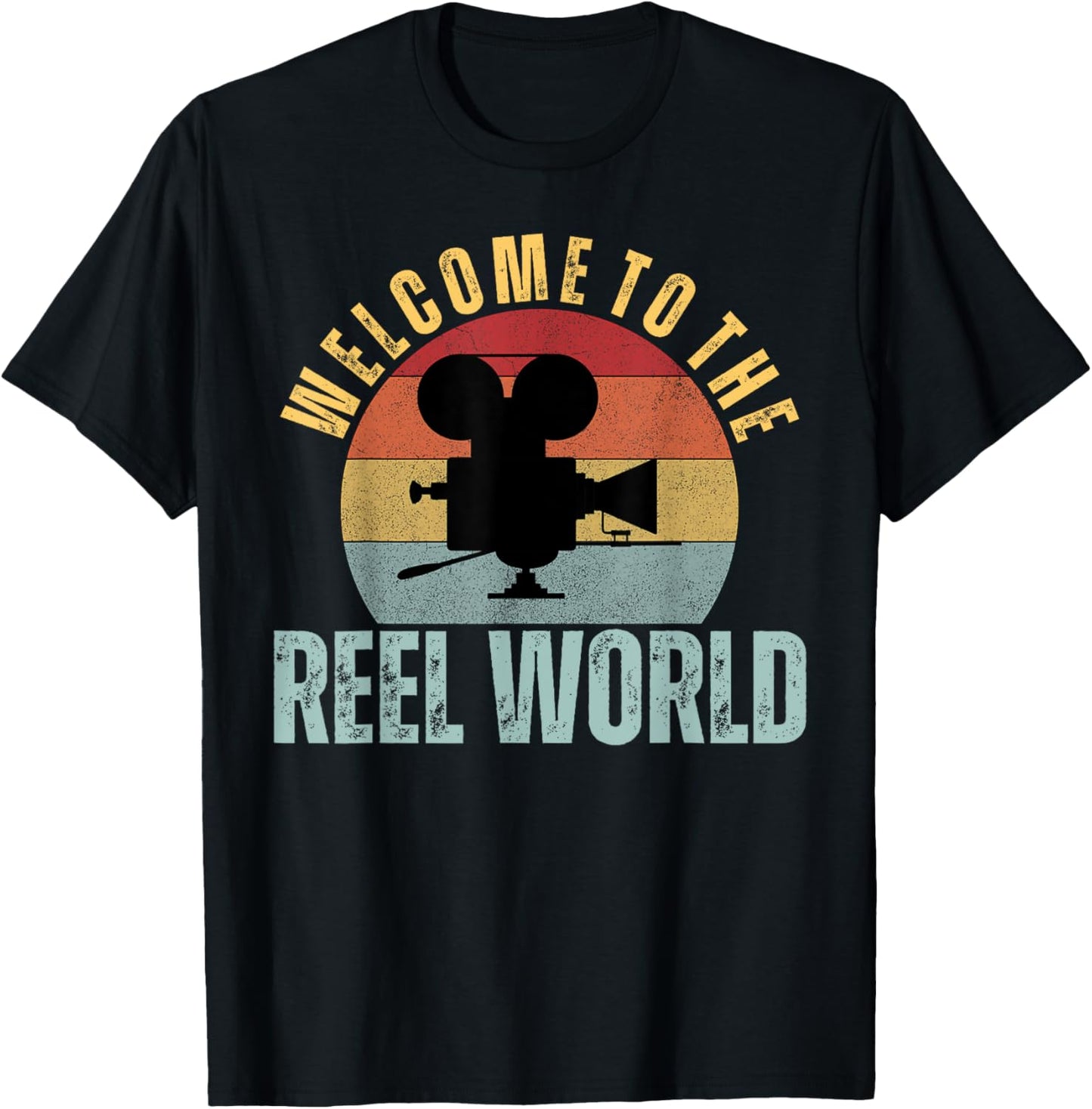 Life is Better in the Reel World Funny Camera Filmmaker Apparel | Premium Quality | Must-Have Style
