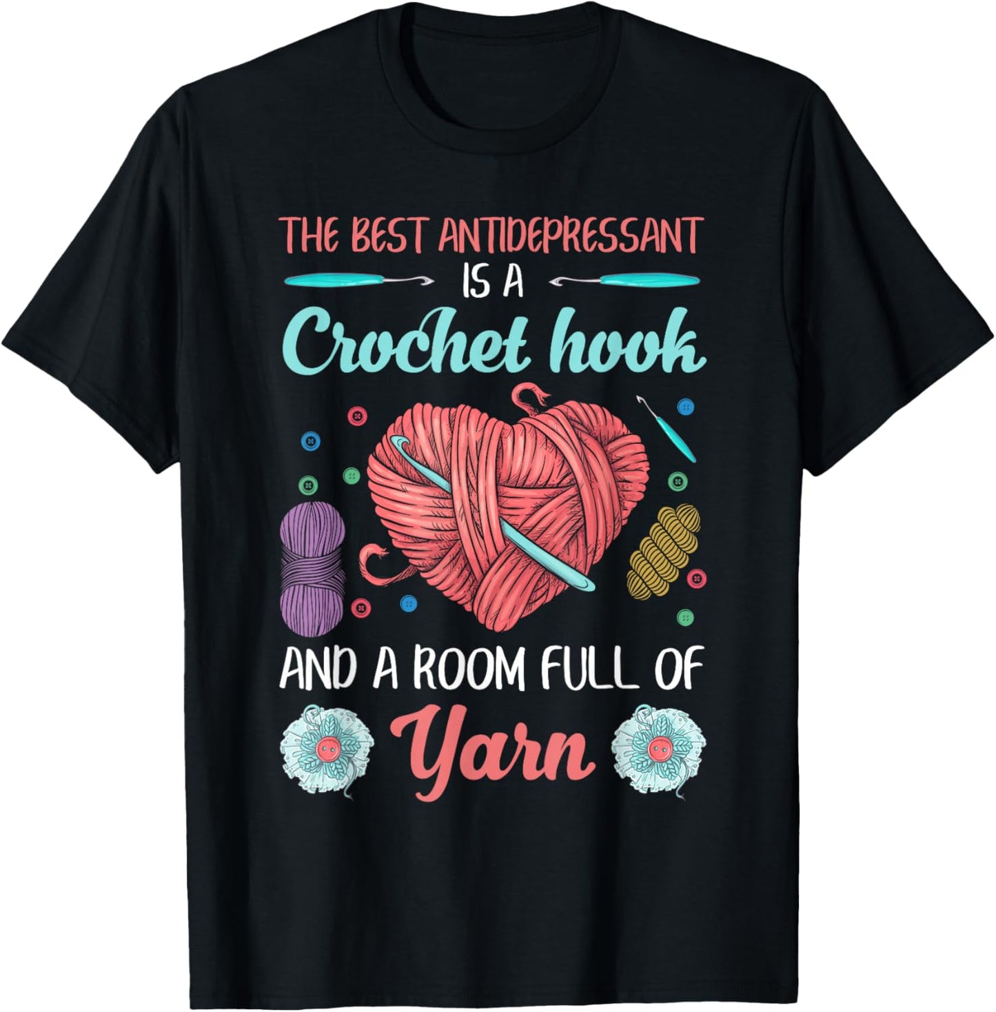 Funny Crocheting Crochet Hook and Yarn Lovers Yarn Supply | Trending 2025 | High CTR Title