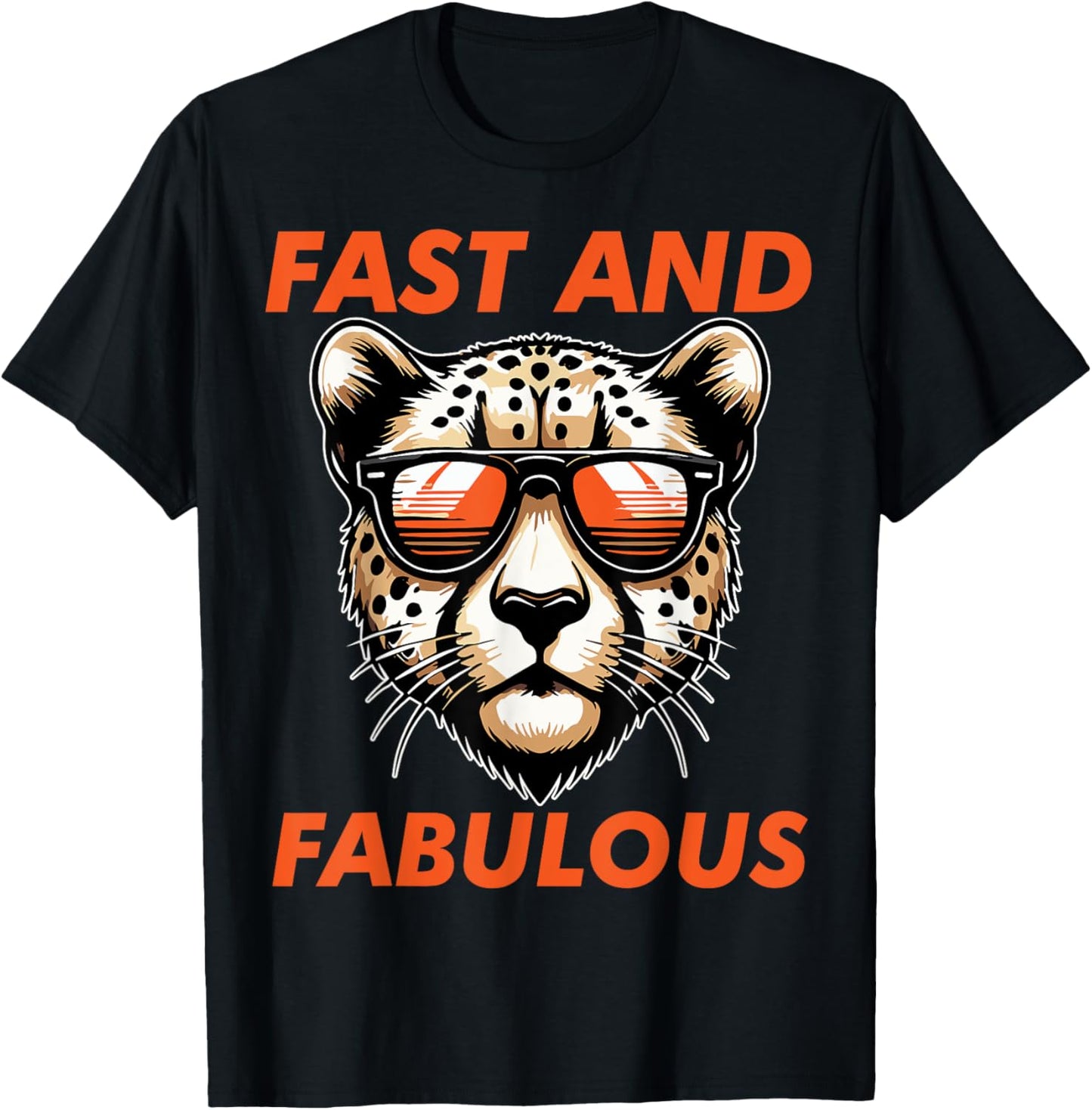 Fast and Fabulous Cool Cheetah Lover Apparel Trending US Everyday Wear