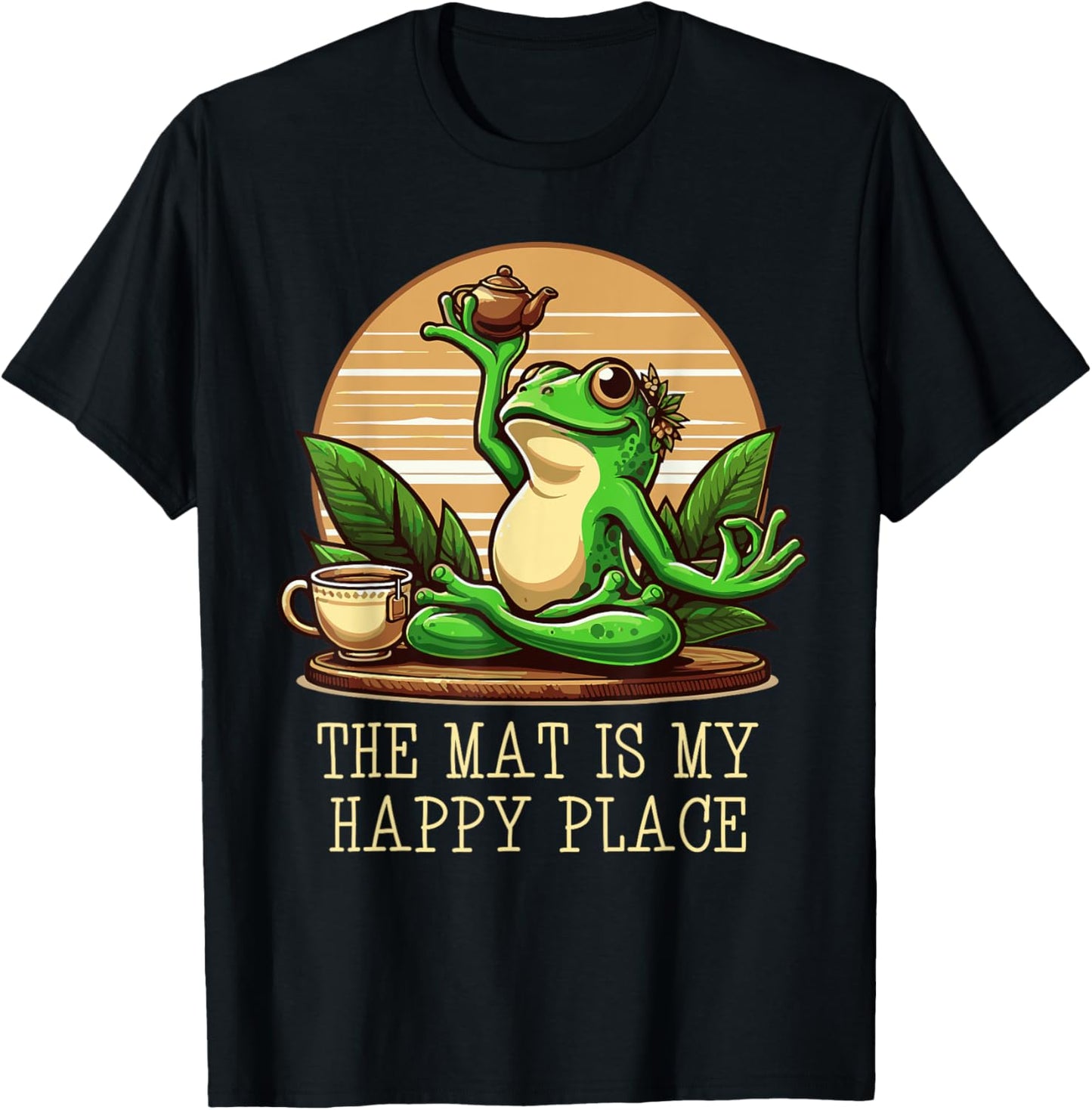 The Mat Is My Happy Place Fitness Sculpting Strength Apparel | Top Conversion Title | Customer Favorite