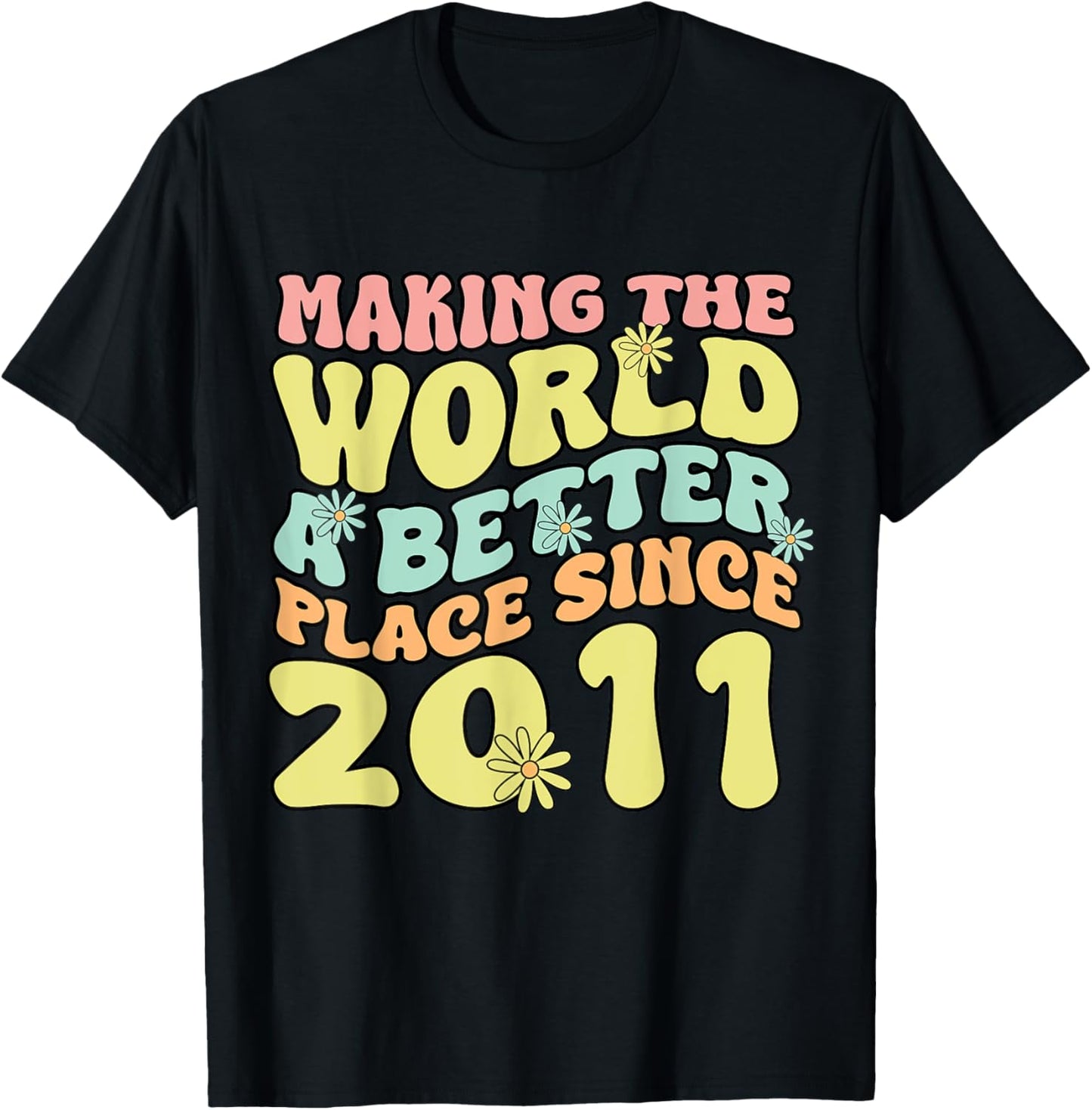 2011 Birthday , Making The World A Better Place Since 2011 Apparel | US Viral Pick | Aesthetic Casual Look
