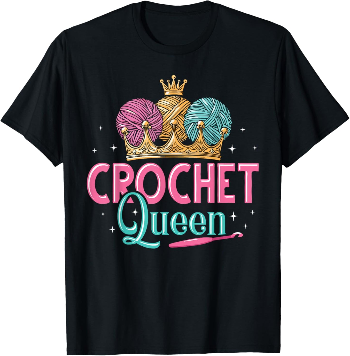 Crochet queen crocheting crochet yarn women girls Yarn Supply | Viral US Pick | Best Seller Choice