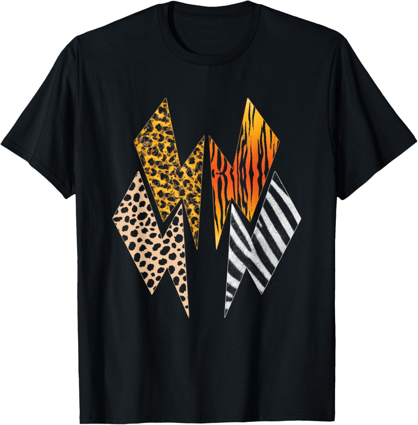 Leopard Tiger Cheetah Zebra Lightning Animal Print Safari Apparel Comfort Fit Gift Ready