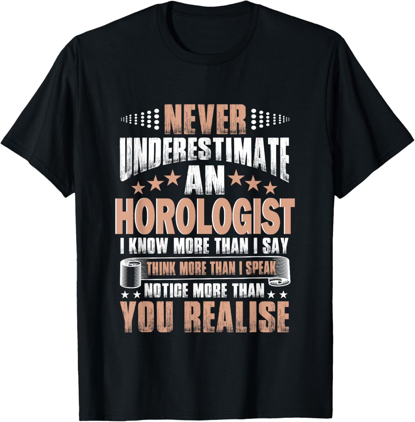 Never Underestimate an Horologist - Watchmaker Apparel | High Search Volume | Must-Have Style