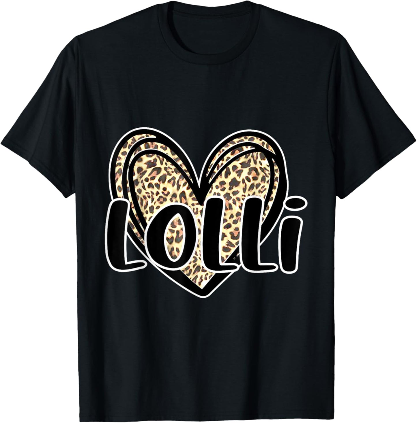 Cute Lolli Women s Leopard Cheetah Print Heart Grandmother Apparel Streetwear Style Hot Right Now