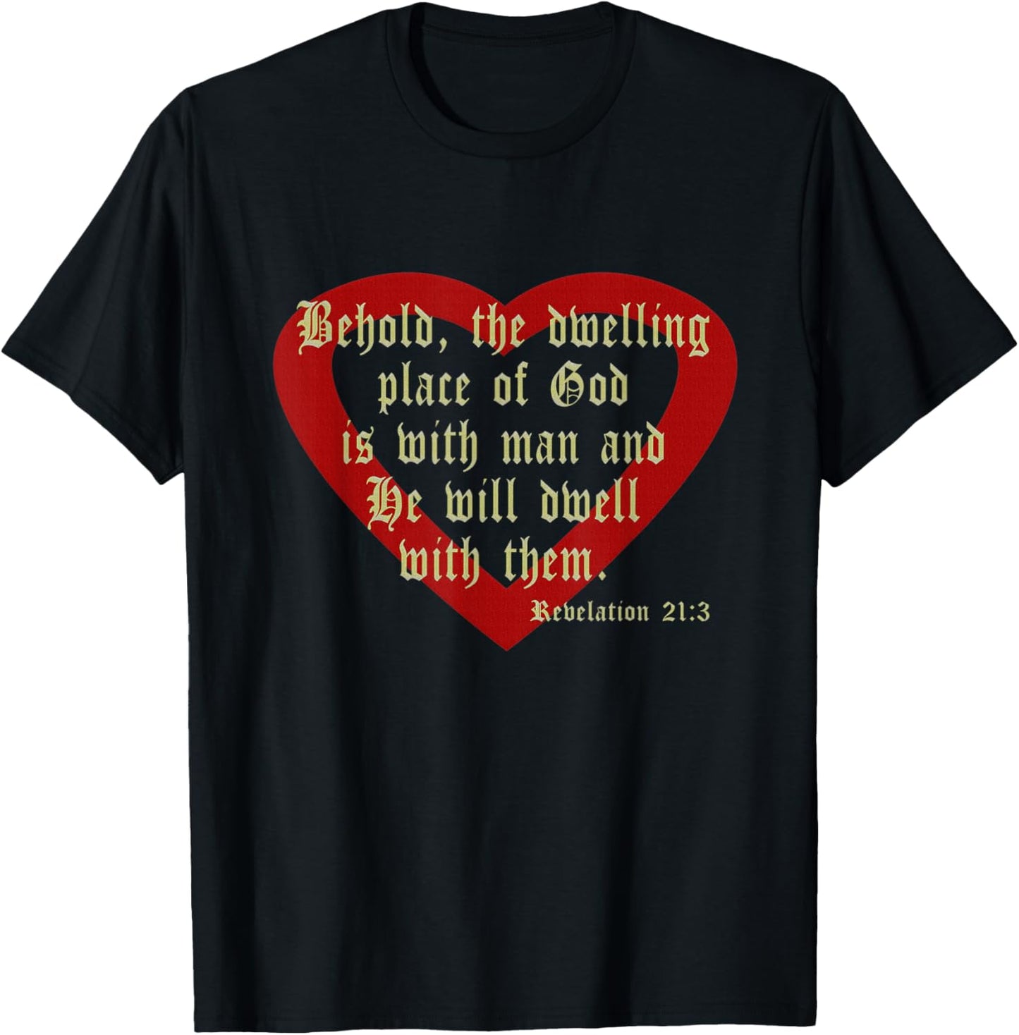 Revelation 21 3 Behold The Dwelling Place Of God Is With Man Apparel | US Viral Pick | Aesthetic Casual Look