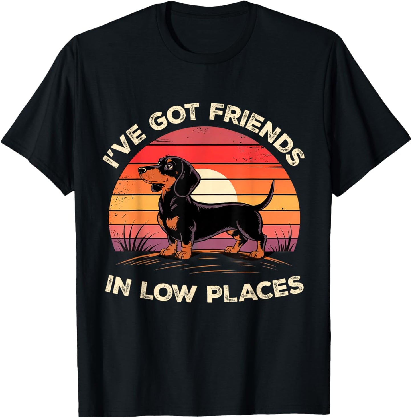 Dachshund I've Got Friends In Low Places Apparel | US Viral Pick | Perfect Gift Choice