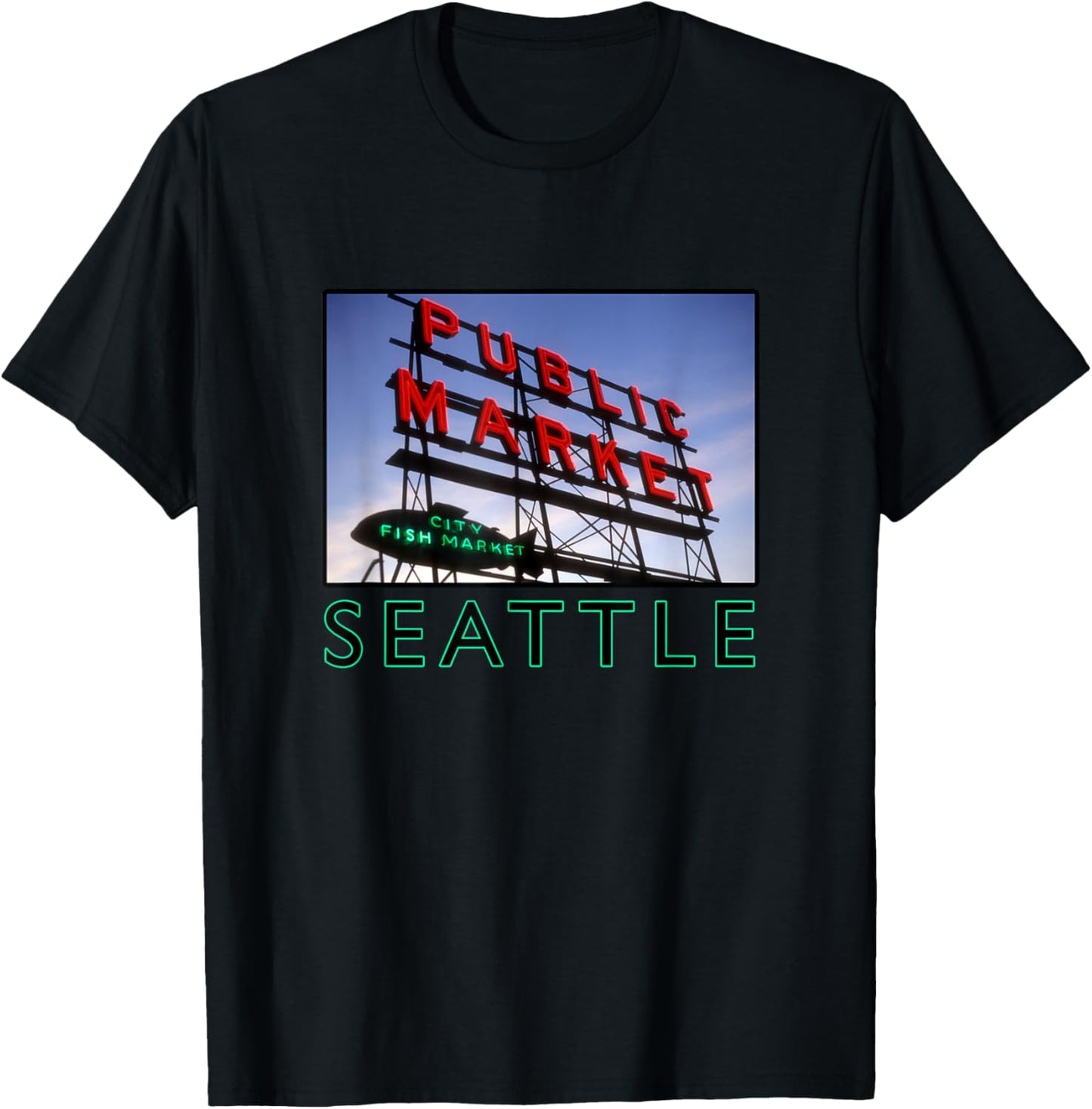 Seattle Pike Place Street Market T-Shirt T-Shirt | Trending 2025 | High CTR Boost