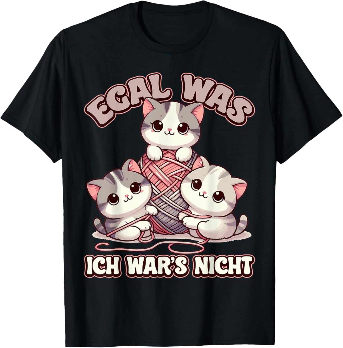 Egal Was Ich War's Nicht Cute Cats Yarn Yarn Supply | Viral US Pick | Best Seller Choice