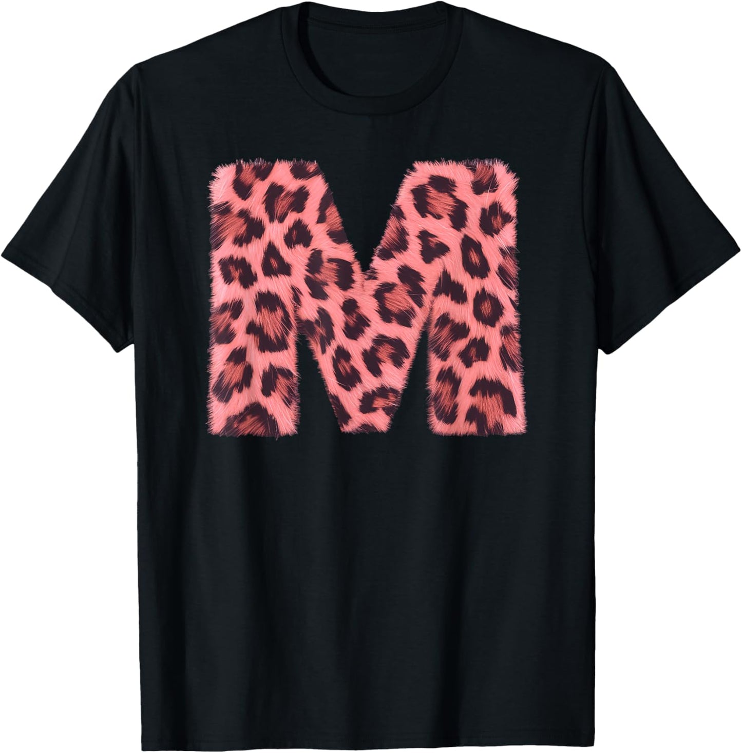Letter M Cheetah Leopard Print Pink Initial Zebra Matching Apparel Viral TikTok Find Gift Ready