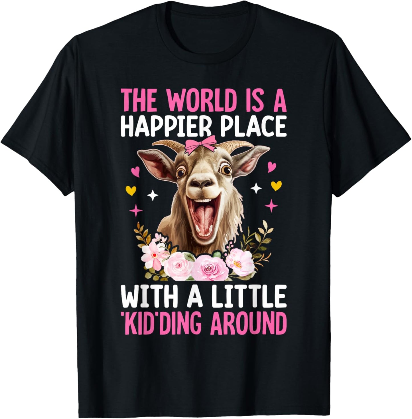 Goat Farmer - the World Is a Happier Place with a Goat Apparel | Google Shopping Optimized | Customer Favorite