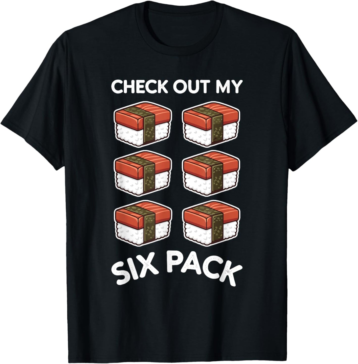 Check Out My Six Pack Hawaiian Food Hawaii Kawaii Musubi Apparel | High Search Volume | Must-Have Style