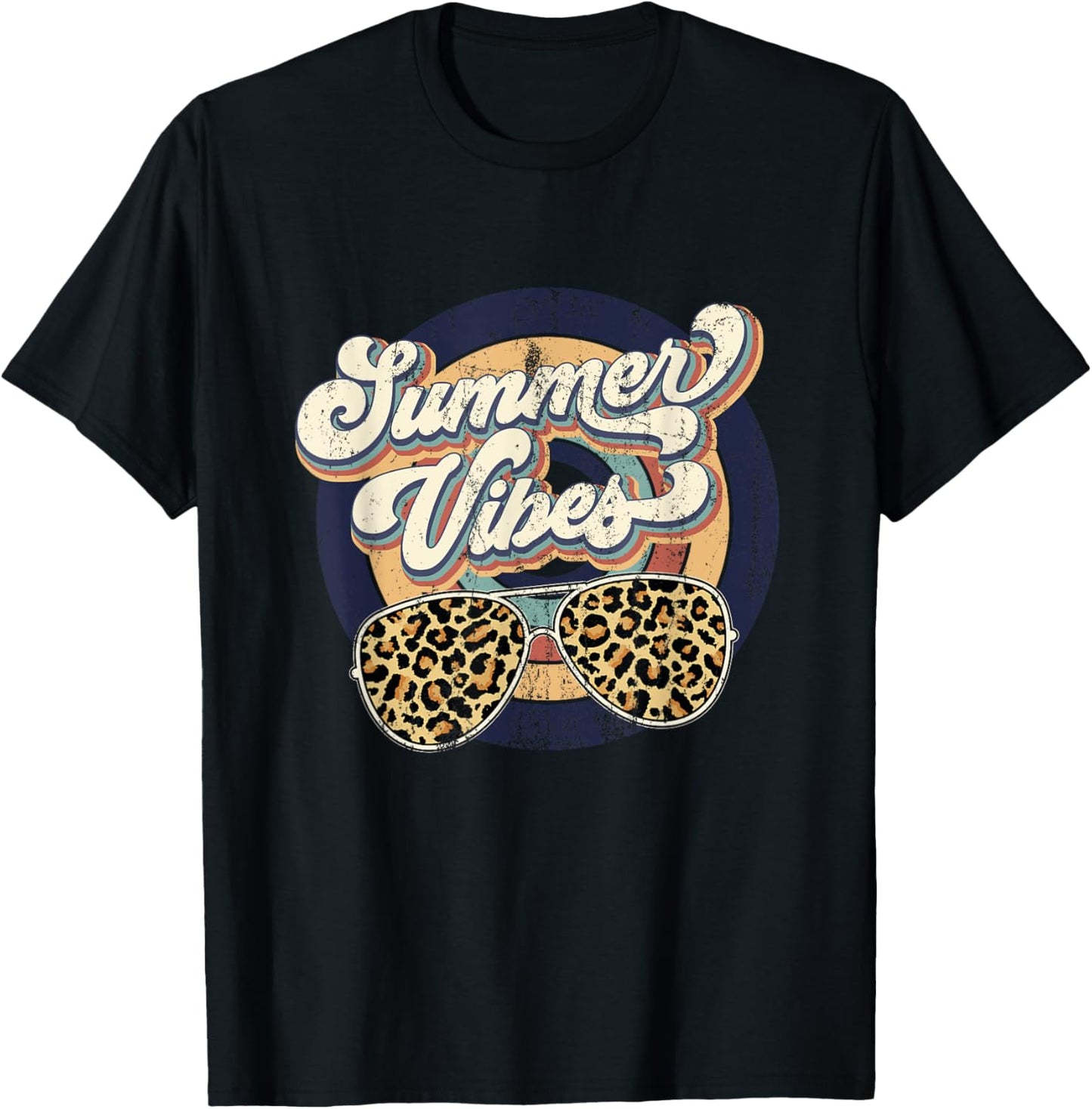 Retro Vintage Summer Vibes Summer Cheetah Leopard Sunglasses Apparel Comfort Fit Fan Favorite