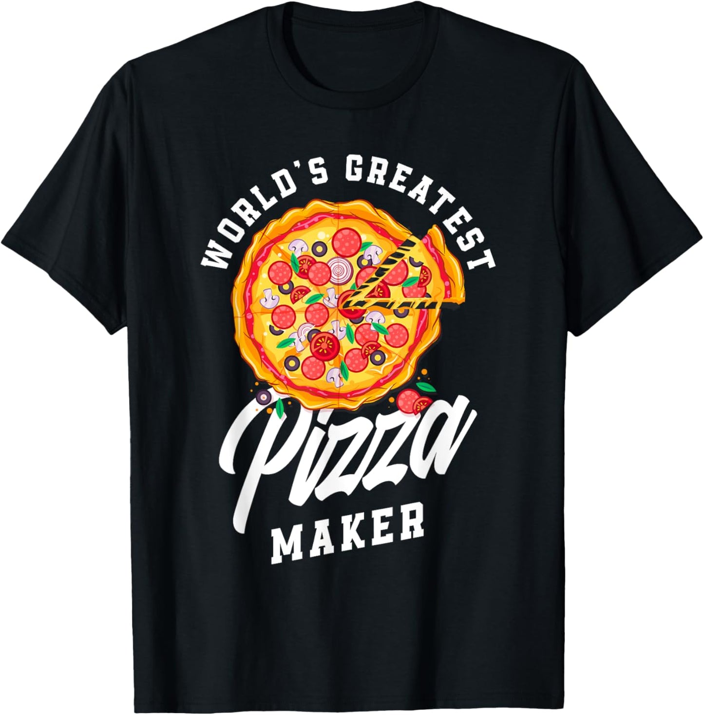 World's Greatest Pizza Maker Funny Pizza Lover Pizza Maker Apparel | US Viral Style | Comfort Daily Wear