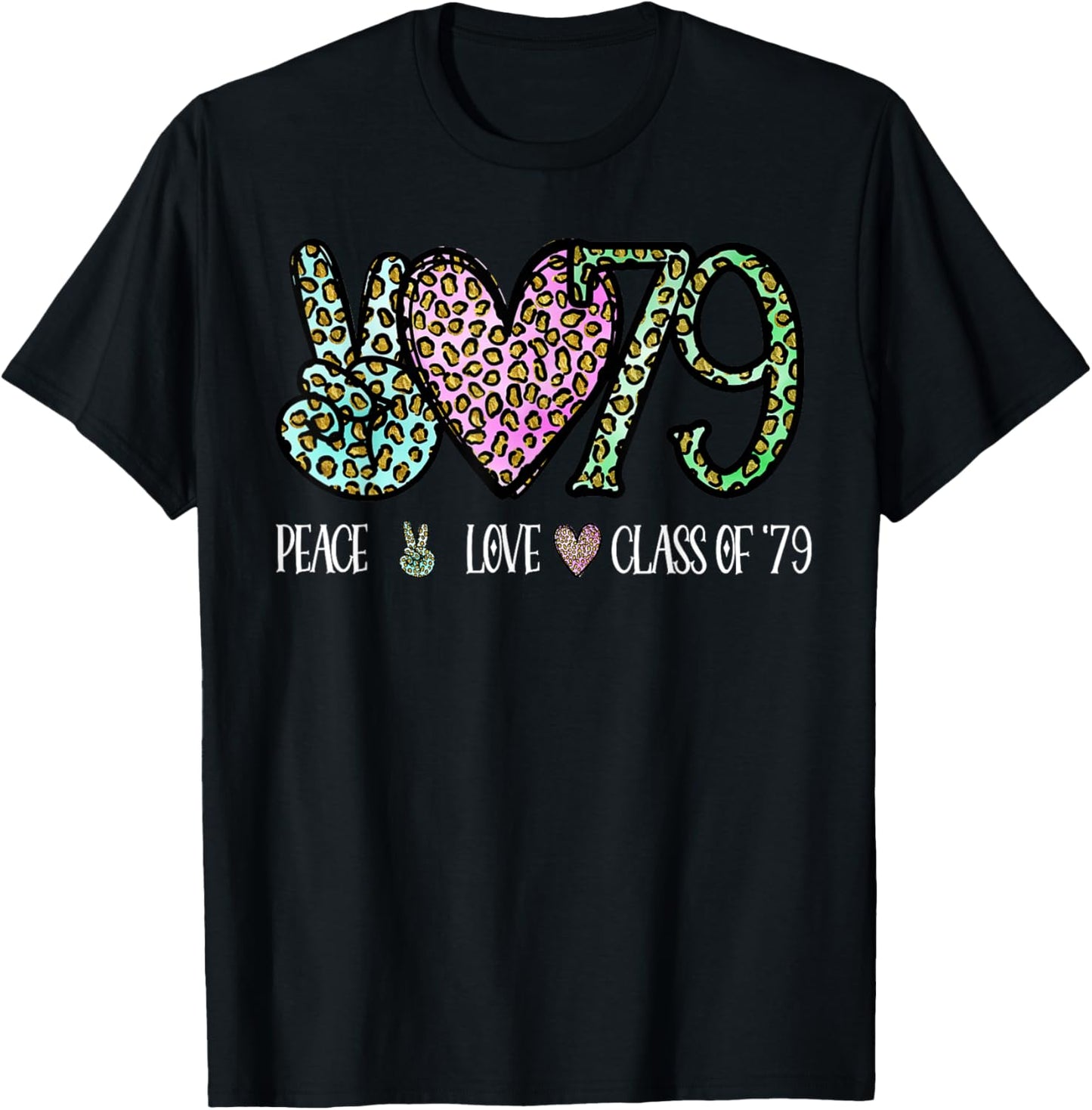Class Of 1979 Shirt Leopard Senior Graduation Class Reunion T Shirt Trending US US Top Pick