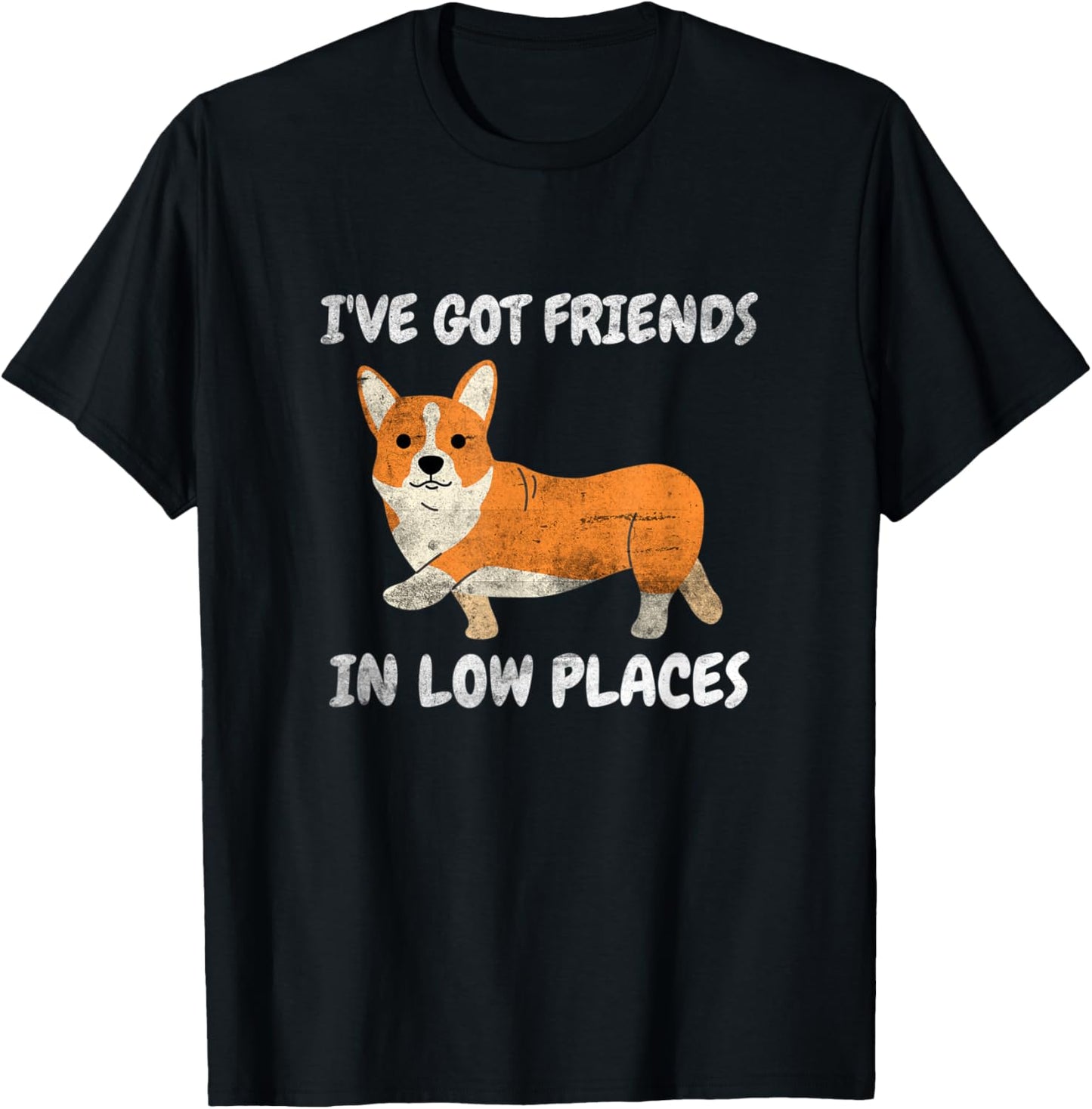 Corgis Cool Dog Lovers Corgi I've Got Friends In Low Place Men Women Kids Apparel | Trending 2025 | Aesthetic Casual Look