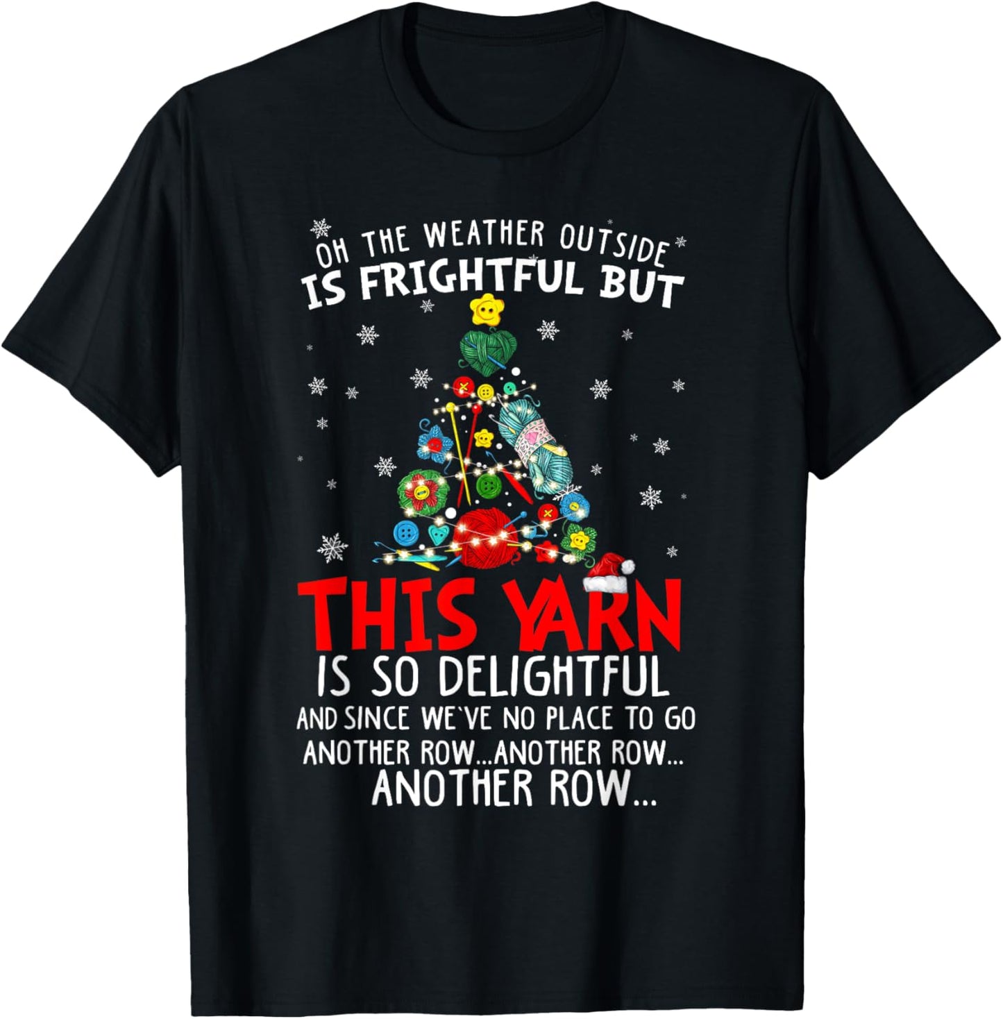 Oh The Weather Outside Is Frightful But This Yarn Christmas Yarn Supply | Viral US Pick | Customer Favorite