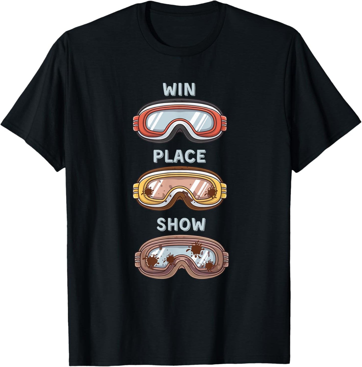 Horse Racing Goggles Win Place Show Funny Horse Racing Apparel | Google Shopping Optimized | Aesthetic Casual Look