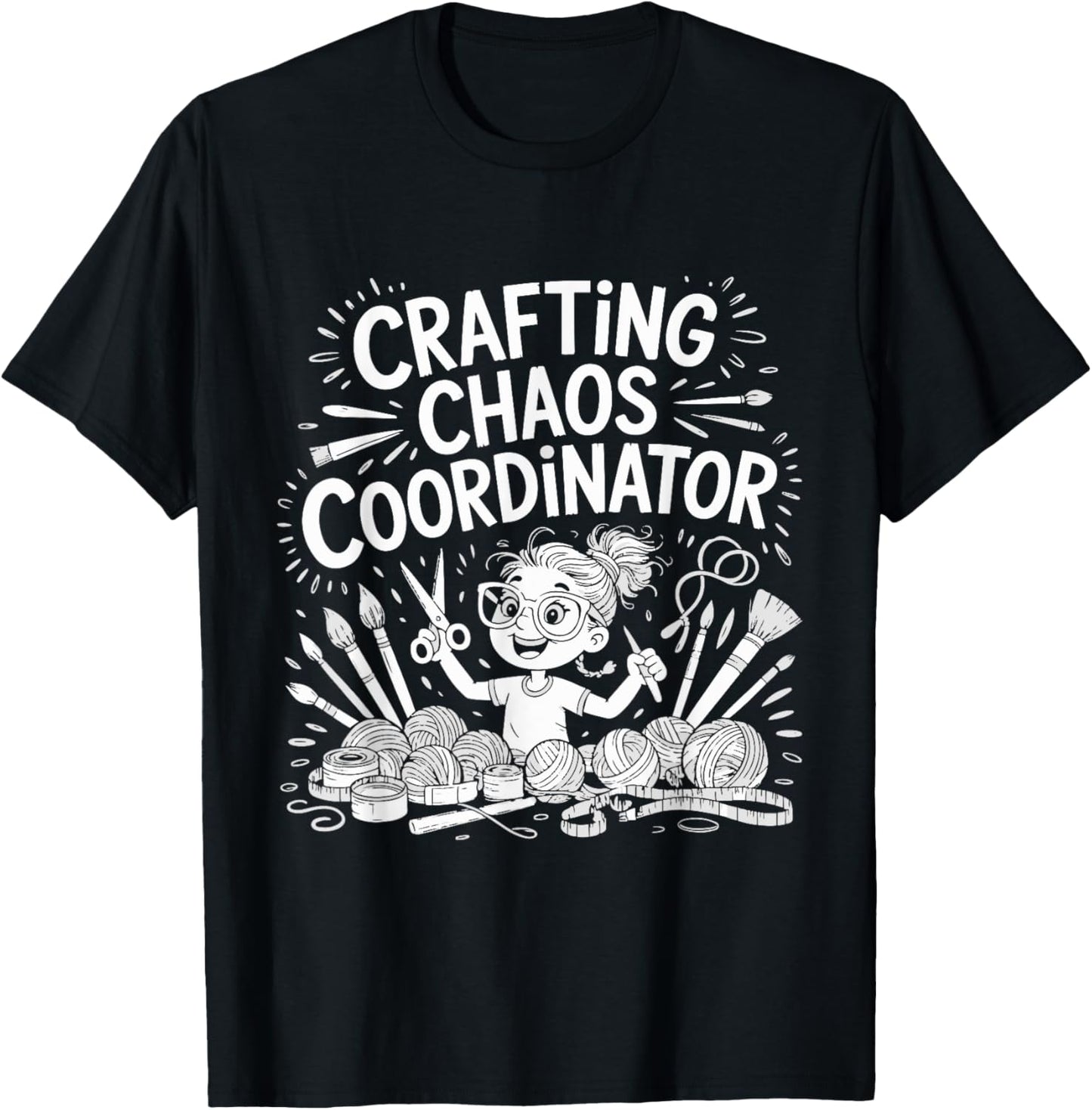 Crafting Chaos Coordinator Yarn Crochet DIY Humor Yarn Supply | High Search Volume | Perfect for Crafters