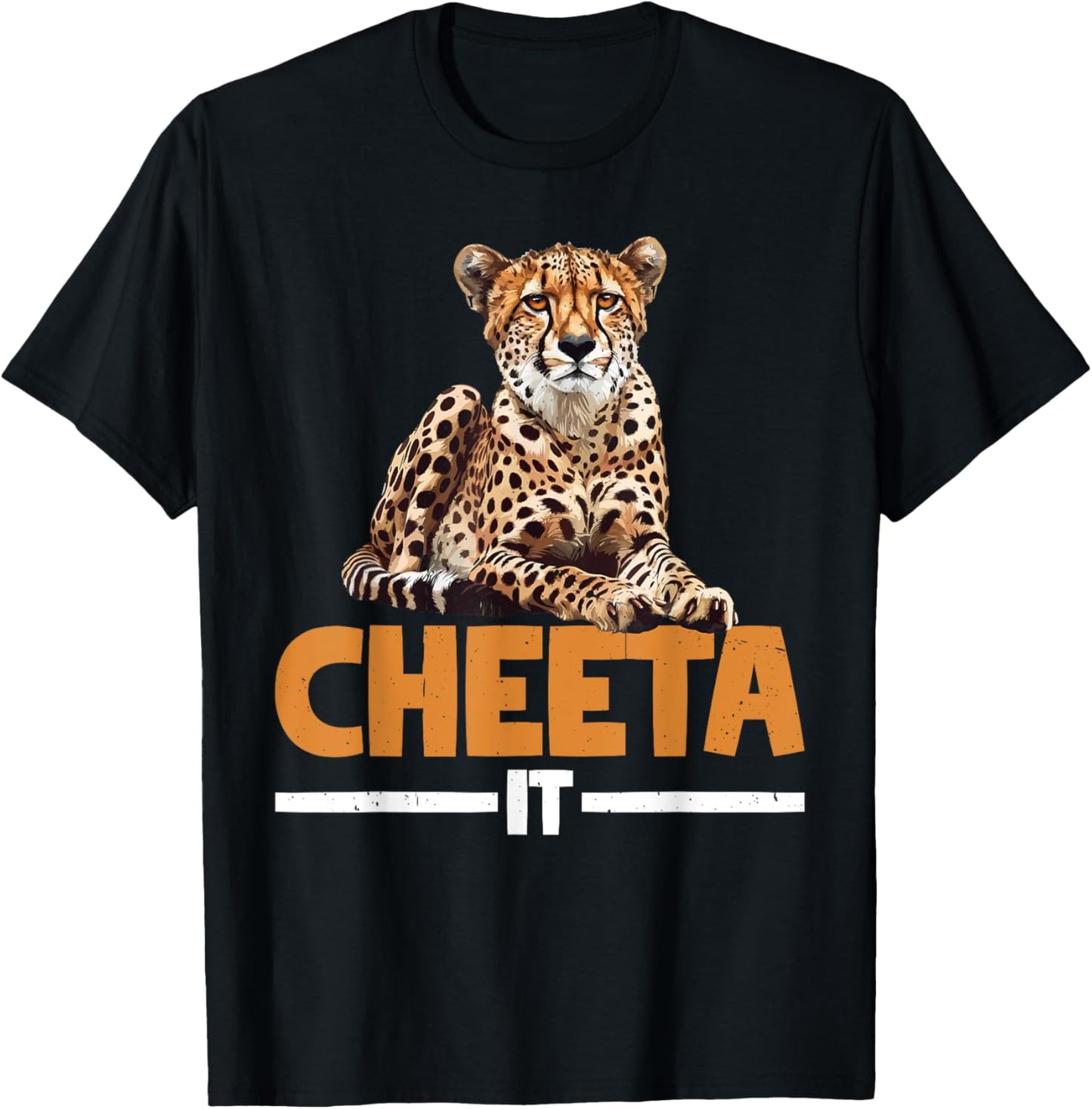 Cheeta It Fast Cheetah Wildlife Runner Graphic Apparel High Search Demand Everyday Wear