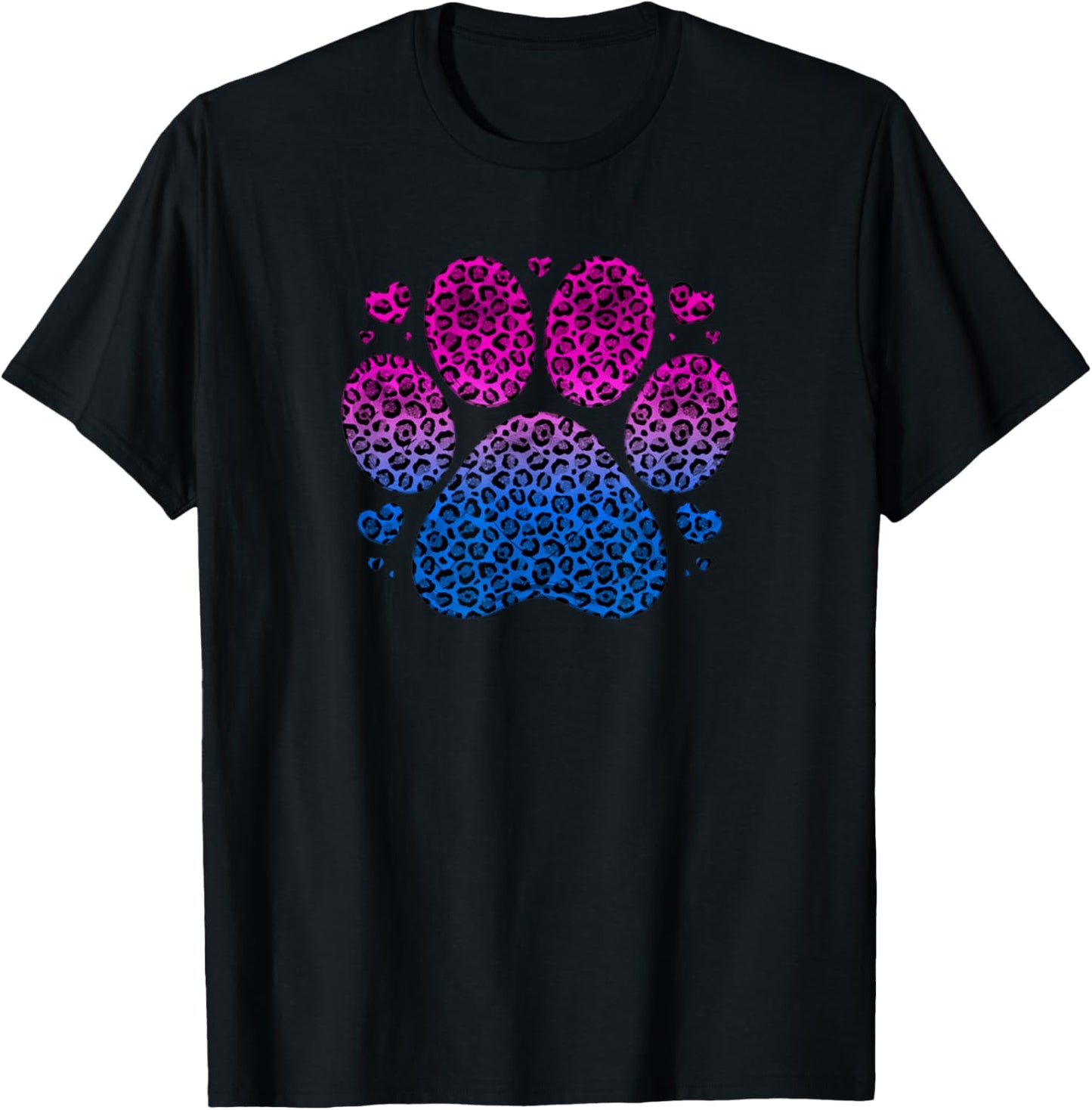 Bisexual Leopard Cat Paw Print Cheetah Pattern Bi Pride Men Women Apparel Streetwear Style US Top Pick