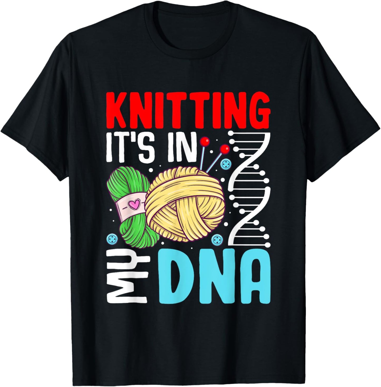 Knitting It's In My DNA Yarn Heartbeat Yarn Supply | Viral US Pick | High CTR Title