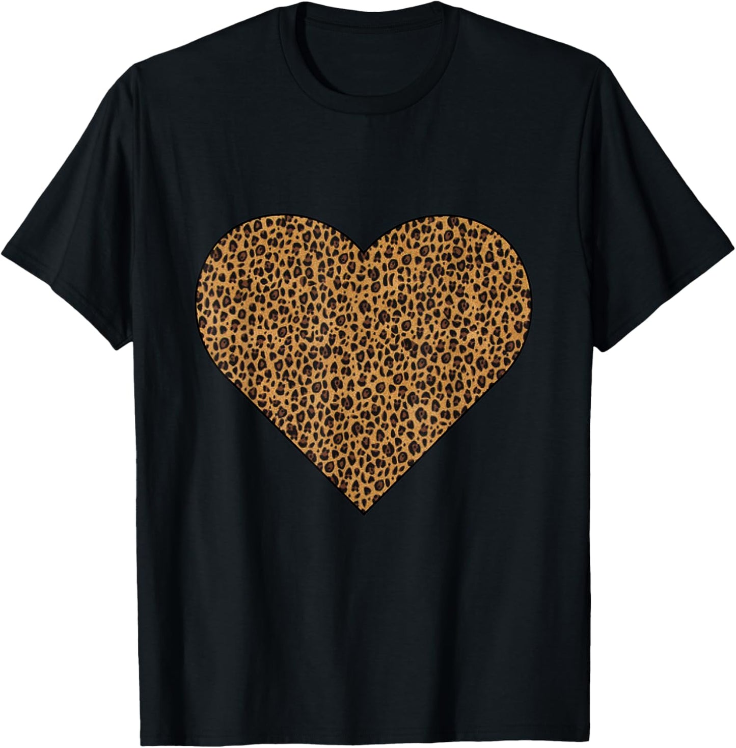 Valentine s Day Cheetah Heart Design Apparel Premium Print Everyday Wear