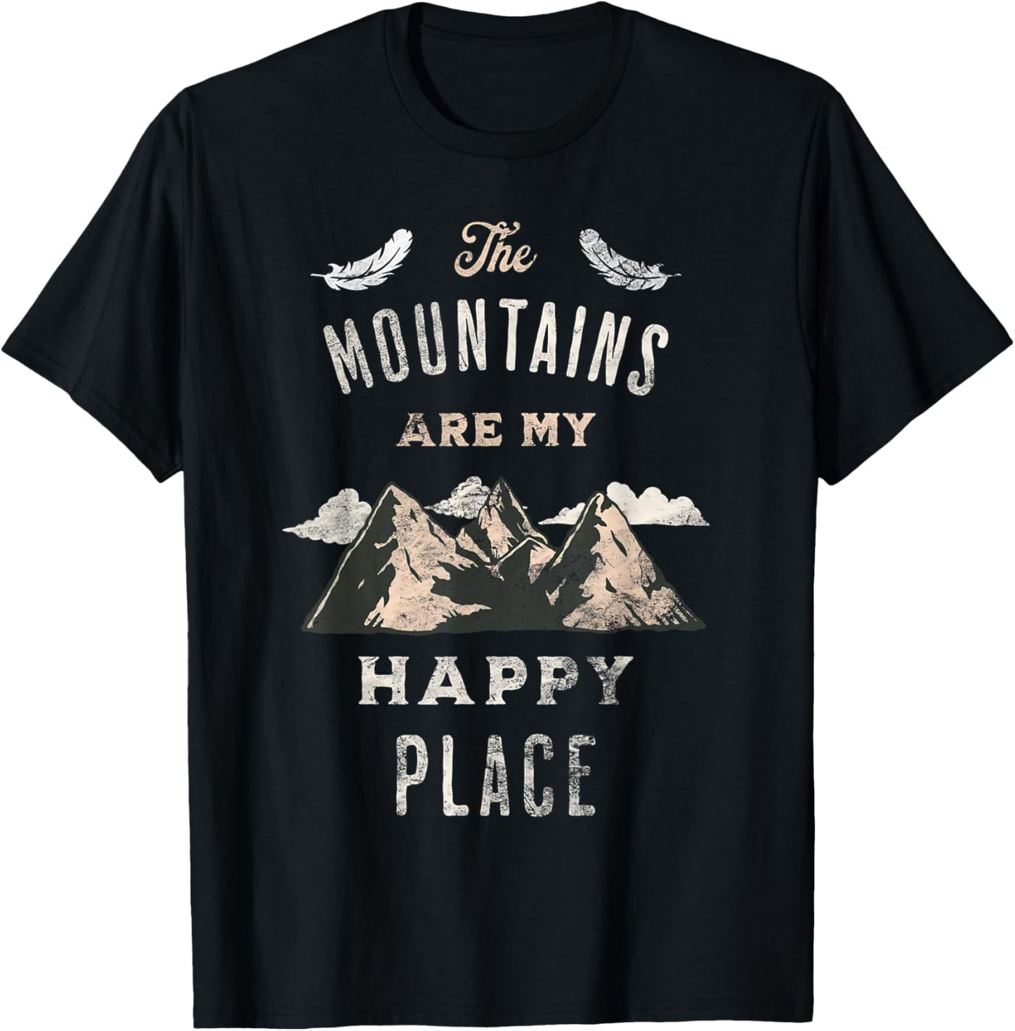 The Mountains Are My Happy Place Outdoor Camping Adventure Apparel | Bestseller Style | Customer Favorite