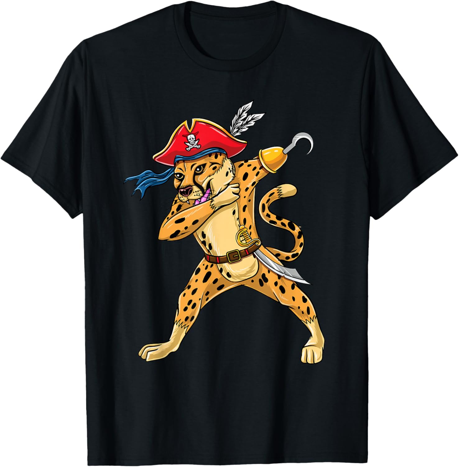 Dabbing Pirate Cheetah Halloween Apparel Trending US Hot Right Now