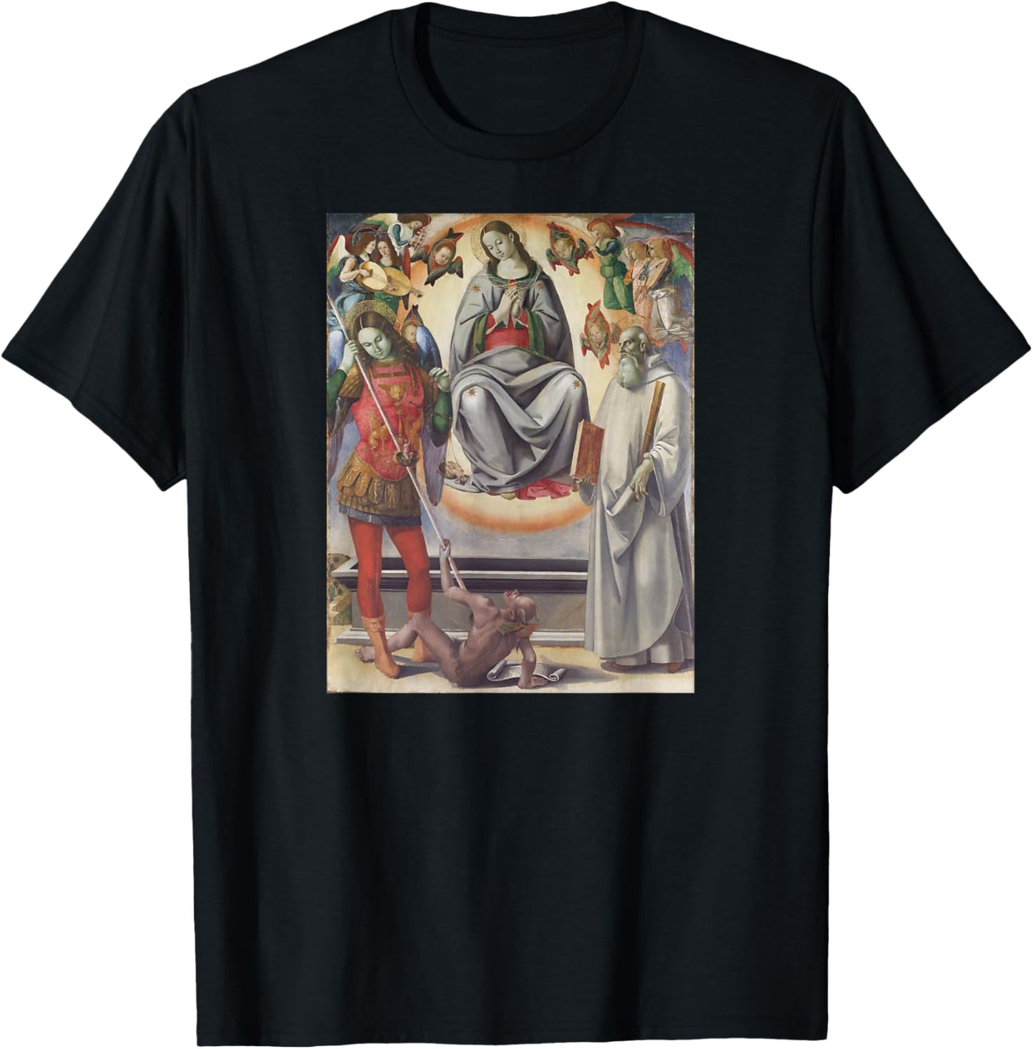 The Assumption of the Virgin with Saint Michael Apparel | US Best Seller