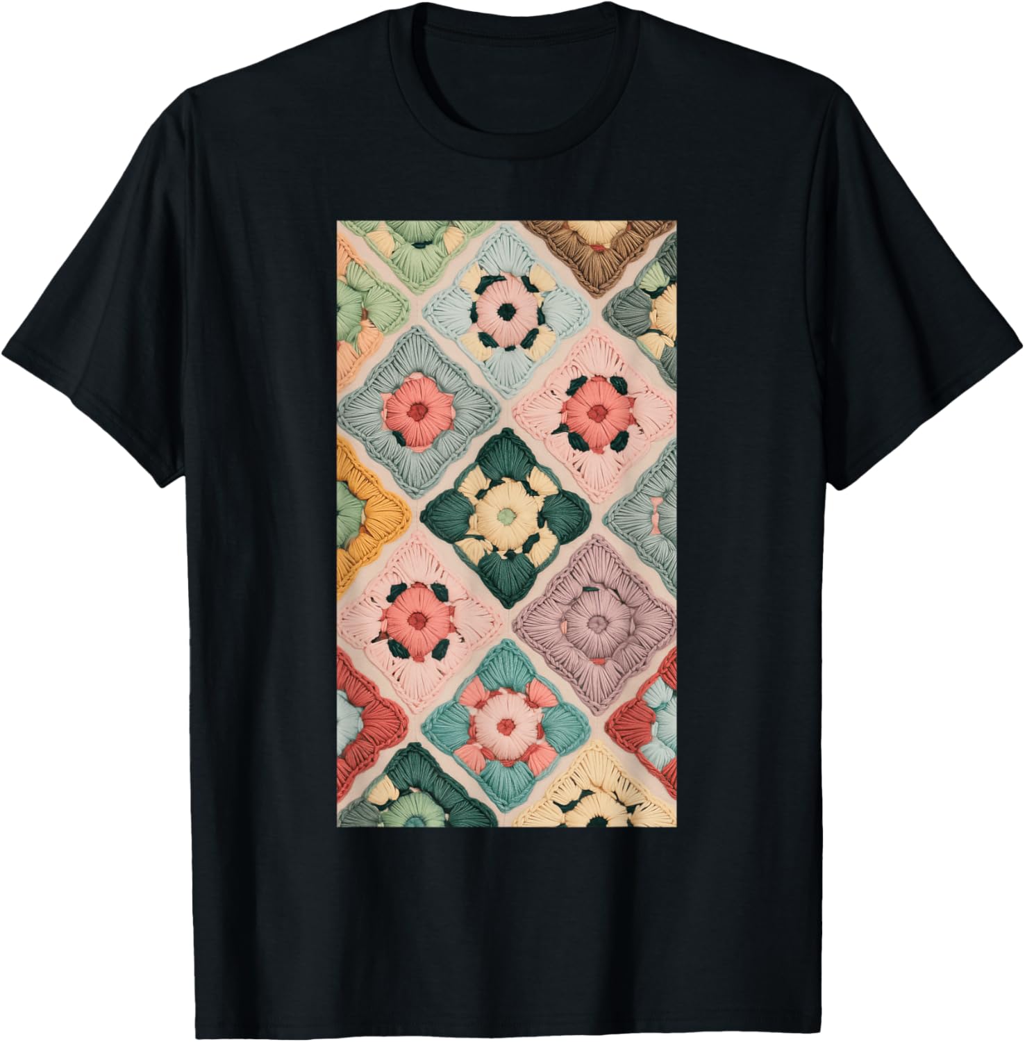 Granny Square Crochet Pattern Retro Yarn Lovers Yarn Supply | Viral US Pick | Customer Favorite