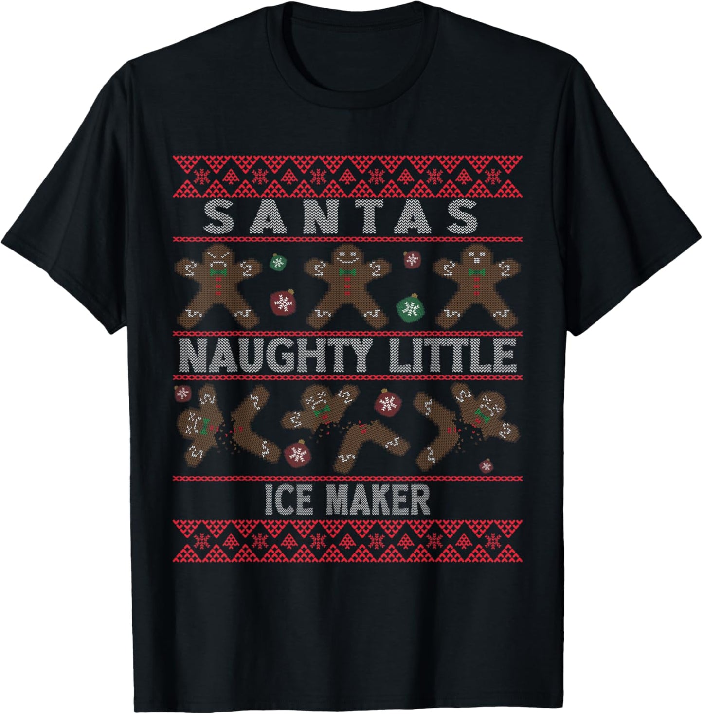 Ugly Christmas Xmas Santa Ice Maker Job Apparel | US Viral Style | Aesthetic Fit