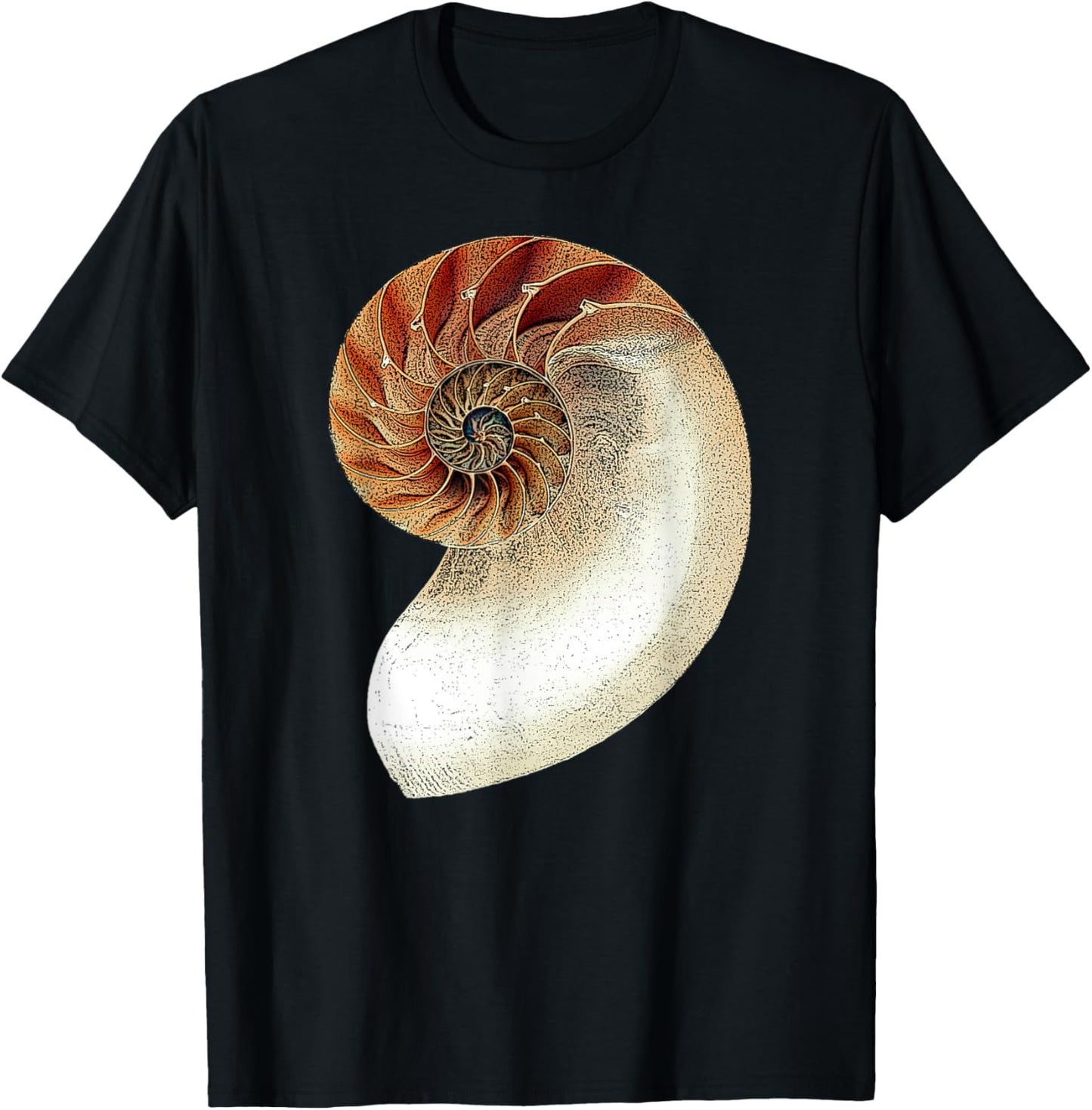 Nautilus Shell Fibonacci Spiral T Shirt Sacred Geometry T-Shirt | Top Rated | High CTR Title
