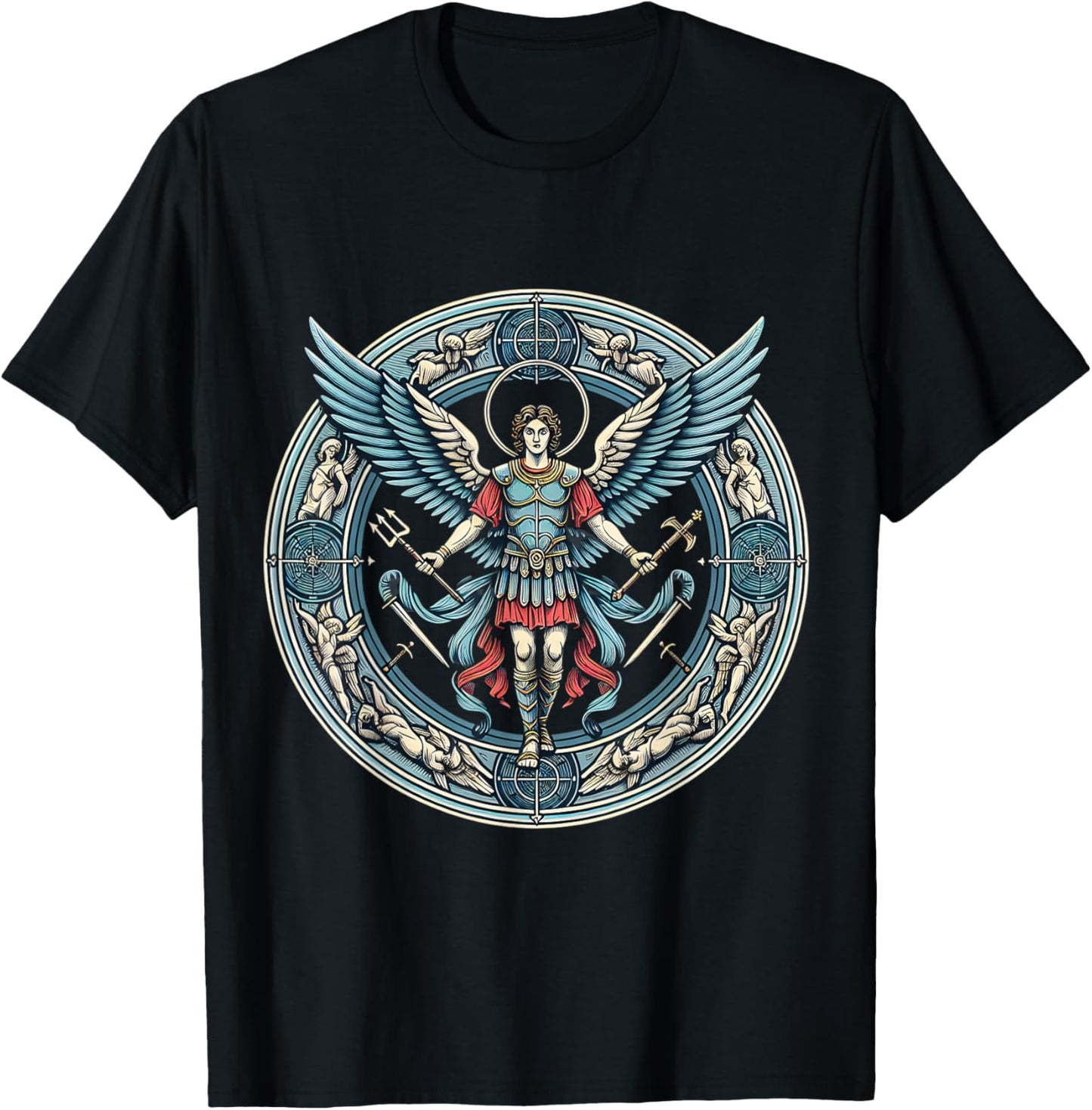 Vintage Archangel Saint Michael Apparel | Viral Streetwear Style