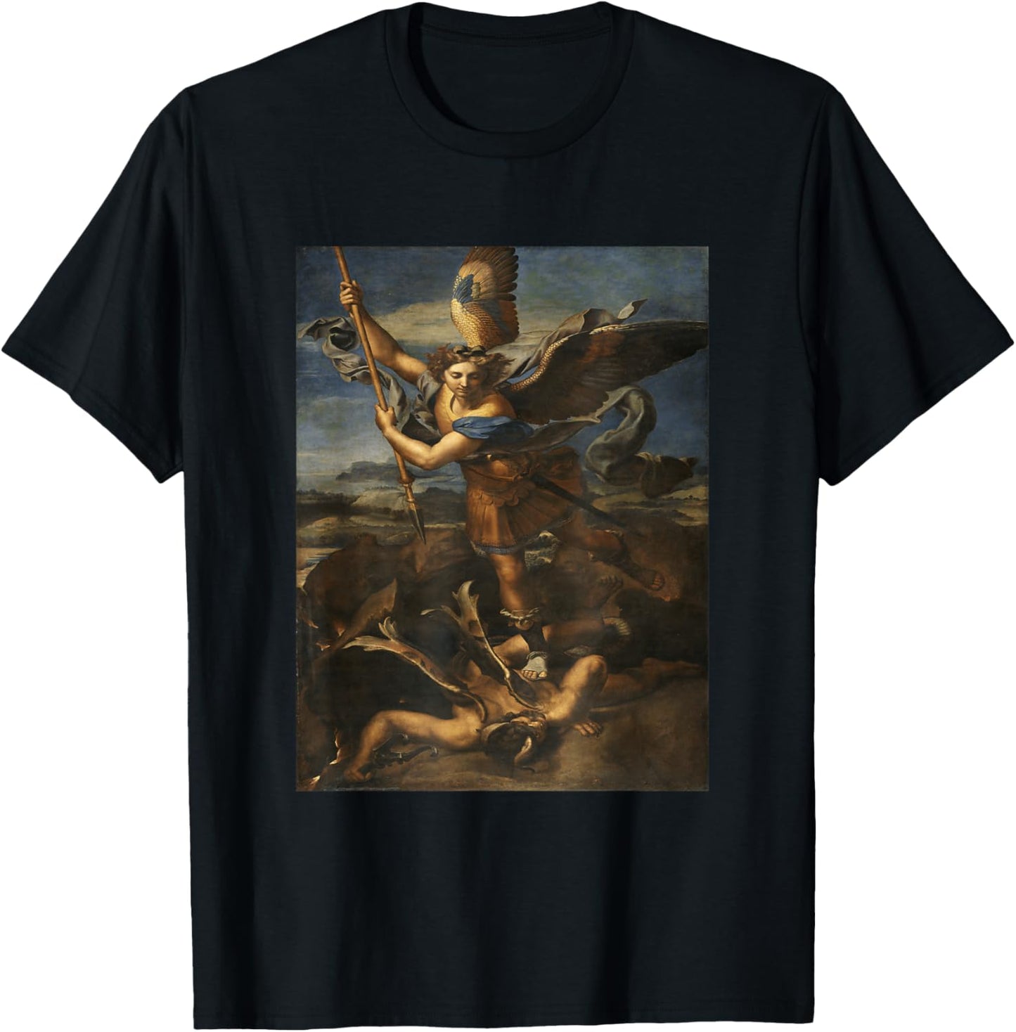 Raphael's Saint Michael Vanquishing Satan Apparel | US Best Seller