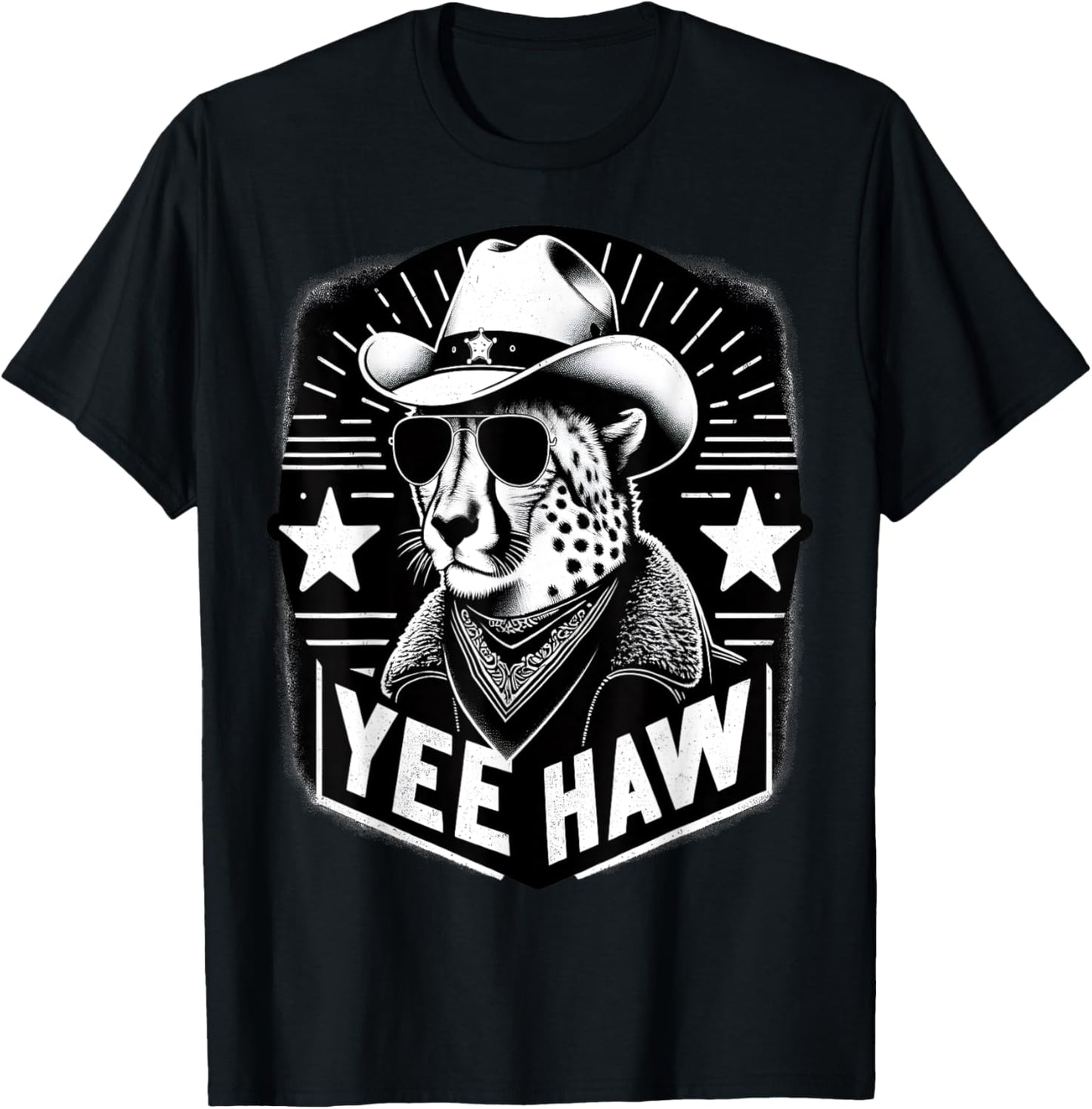 Cowboy Cheetah Yeehaw Animal Apparel High Search Demand Gift Ready