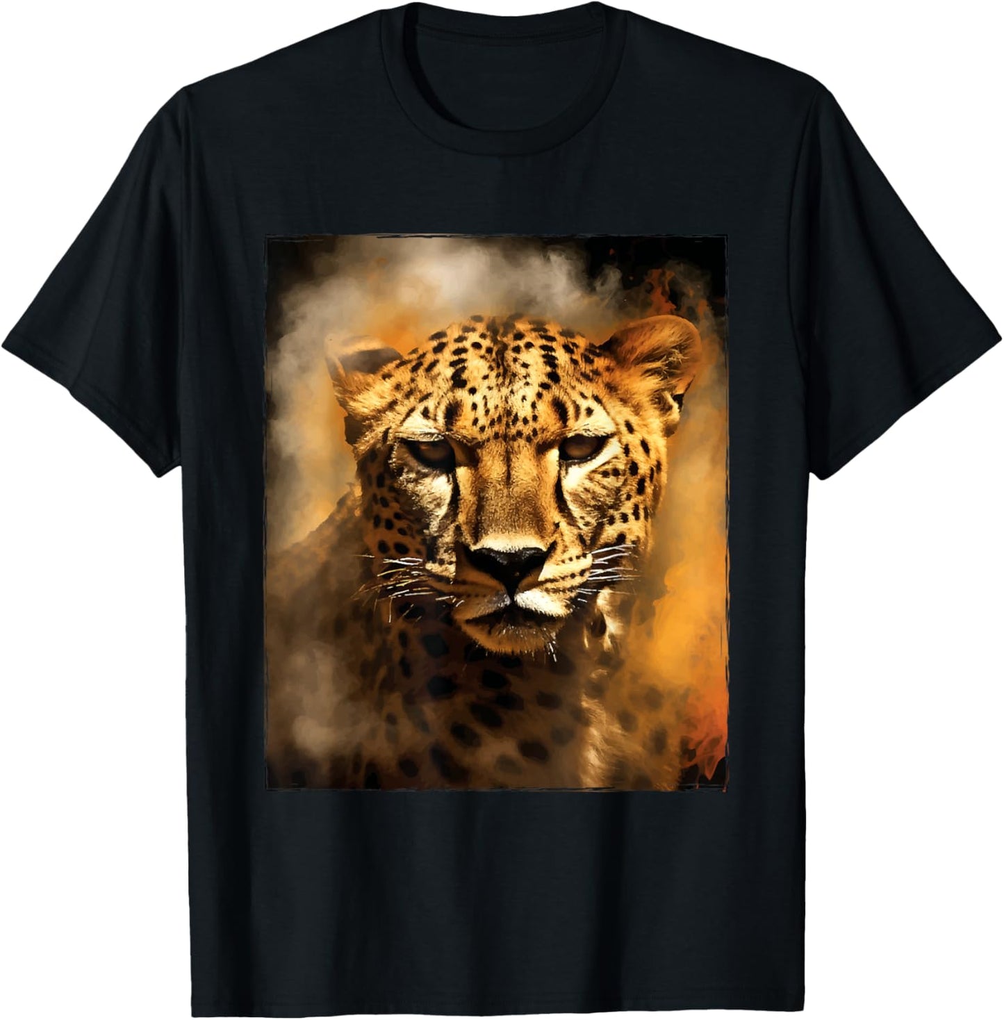 Cheetah Portrait Wild Animal Head Apparel Viral TikTok Find Hot Right Now