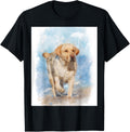 Labrador retriever on the beach watercolor - for Lab owner Men Women Girls Kids Apparel | High Search Volume | Daily Wear Essential