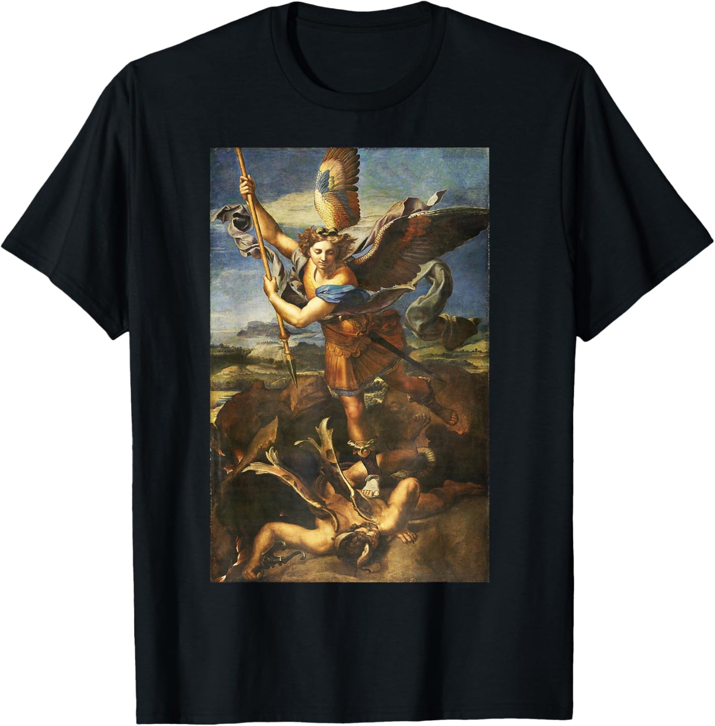 Saint Michael Vanquishing Satan Apparel | US Best Seller
