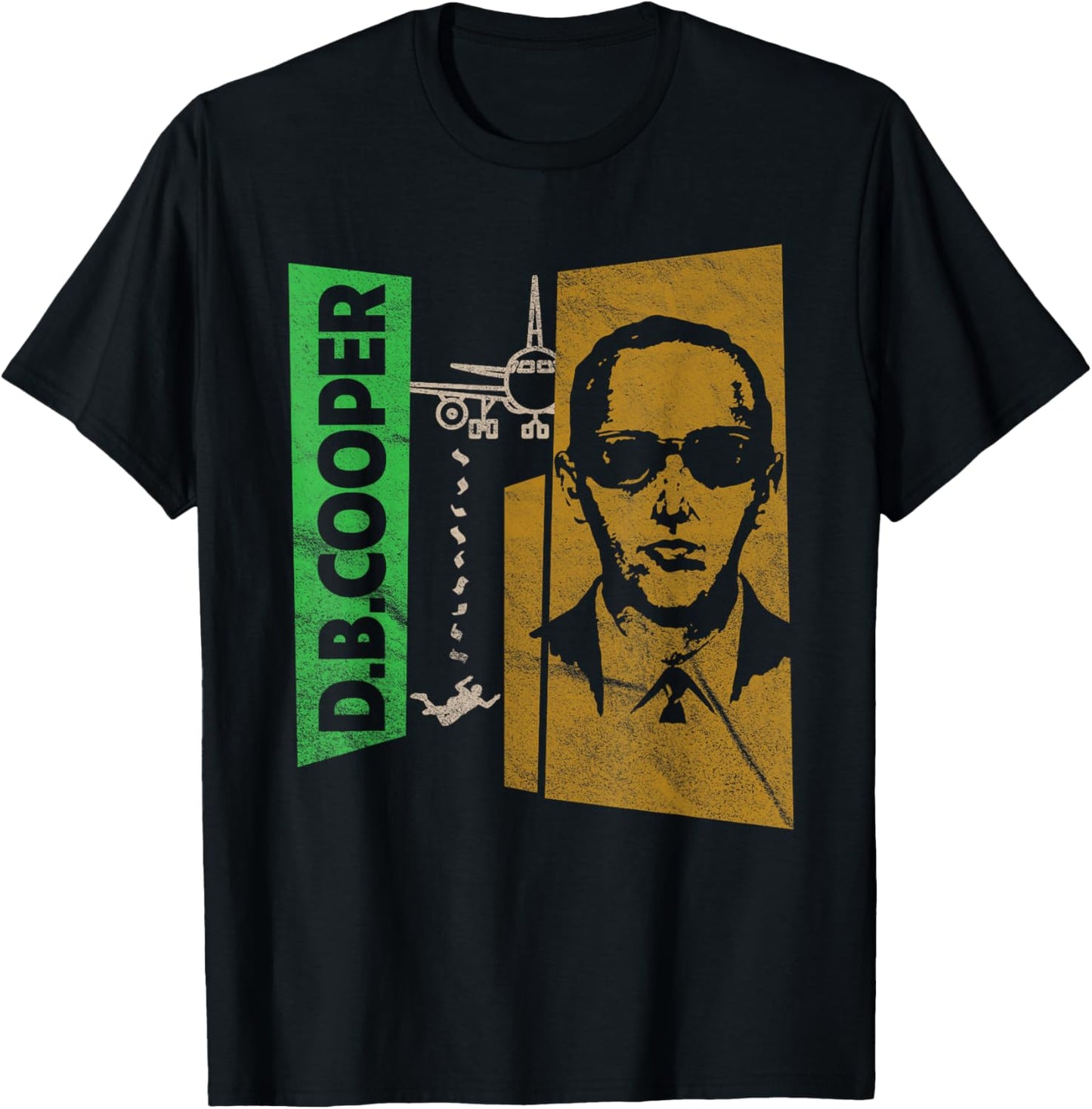 D.B. Cooper, Skyjacker, Hijack, Retro 60s Style Graphic Apparel | Top Rated | High CTR Title