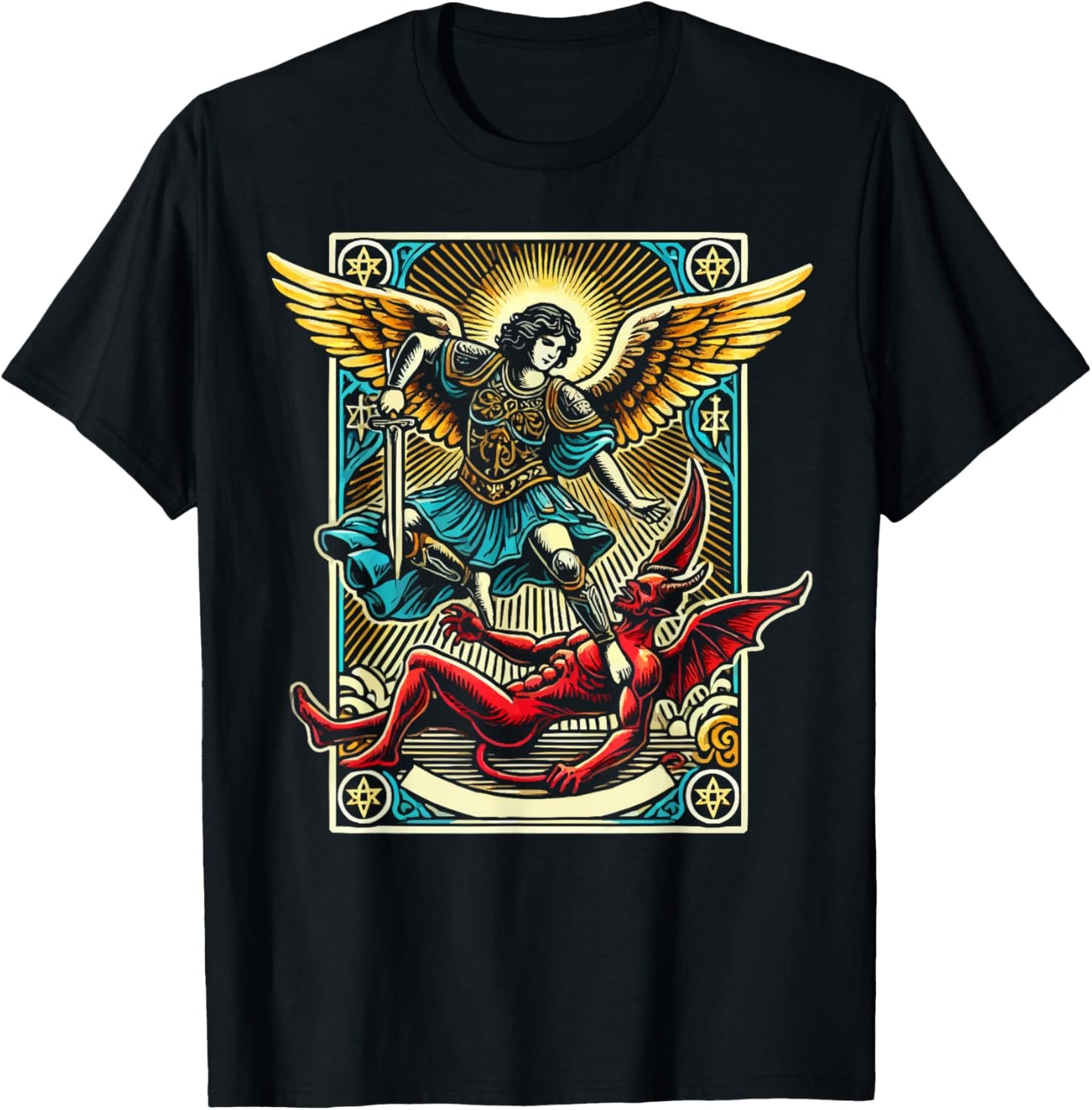 Saint Michael Archangel Prayer Catholic Apparel | Perfect Gift Idea