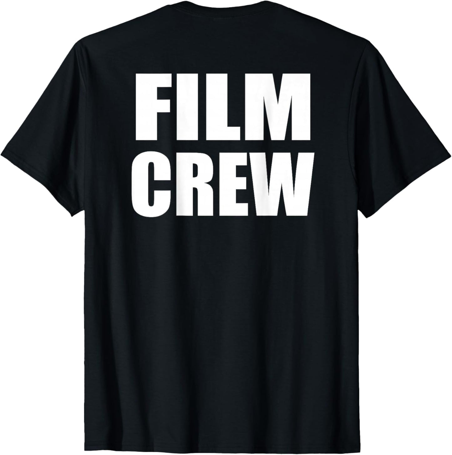 FILM CREW Bold Plain Text Print On Back Apparel | High Search Volume | Comfort Daily Wear