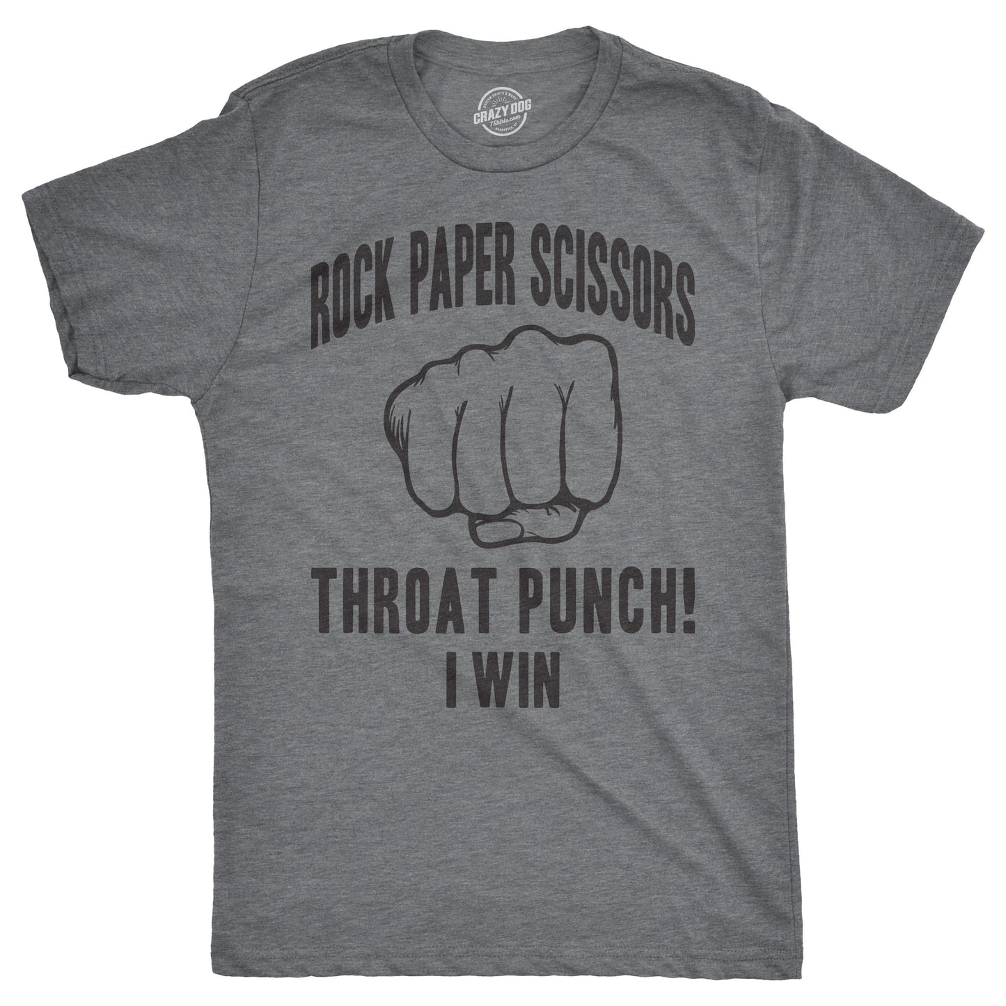 Sarcastic Shirts Men Shirts With Funny Sayings Funny Mens Shirt Offensive Shirt Hilarious Shirt Rock Paper Scissors Throat Punch Shirt Graphic Tee – Premium Graphic · Perfect For Daily Wear