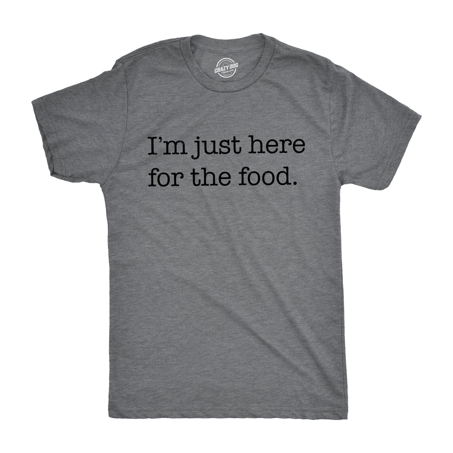 Food Shirts Funny Shirts For Men Im Just Here for the Food Sarcastic Shirts Funny Shirts for Men Shirts With Funny Sayings Graphic Tee – Soft Feel · High-Quality Print