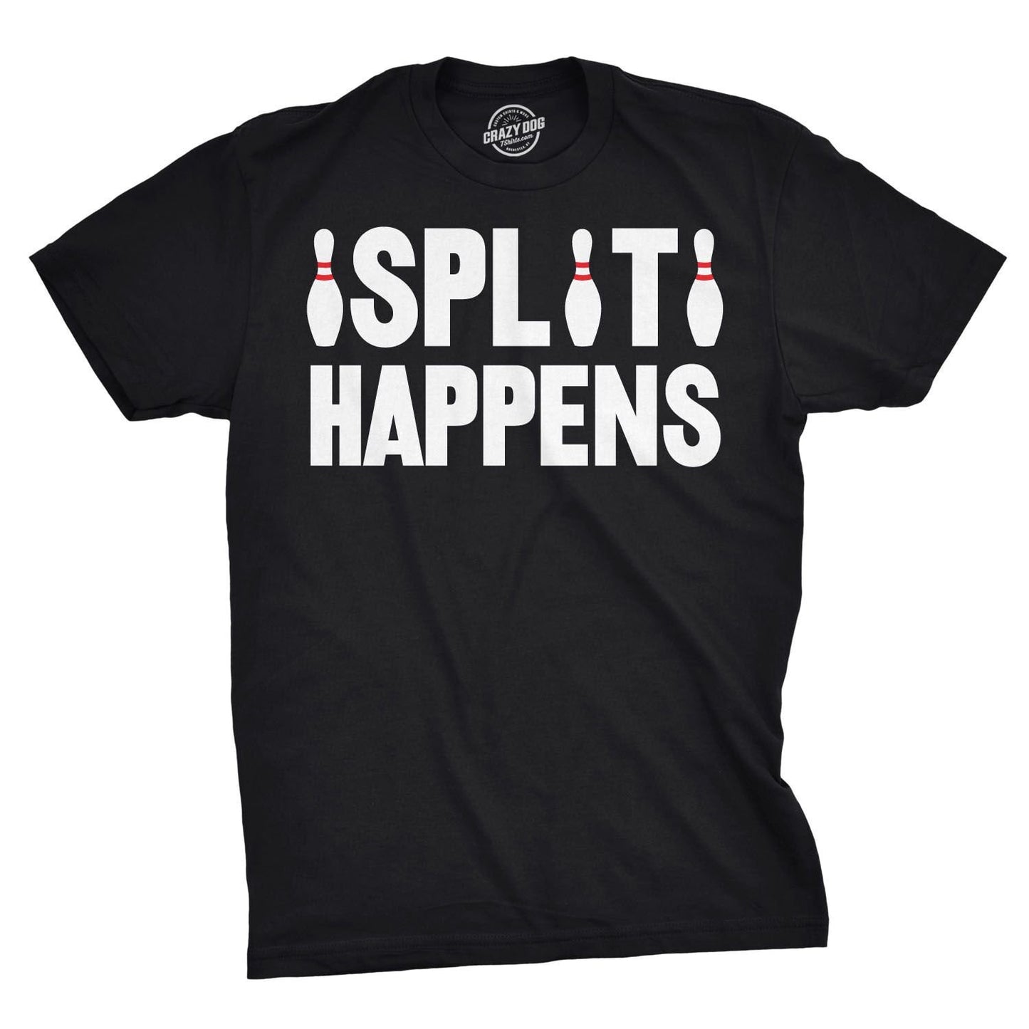 Bowling Shirt Men Bowling Pins Shirt Gift For Bowler Funny Bowling Gifts Bowling Graphic Shirt Split Happens T Shirt Graphic Tee – Easygoing Wear · Top Pick For Any Outfit