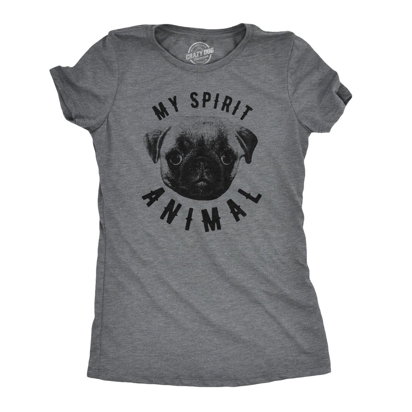 Pug Shirt Womens Cute Shirt Spirit Animal Pug Animal Shirt Trendy Shirts Funny Pug Shirts My Spirit Animal Pug Funny Dog Shirts Graphic Tee – Feel-Good Design · Top Pick For Any Outfit